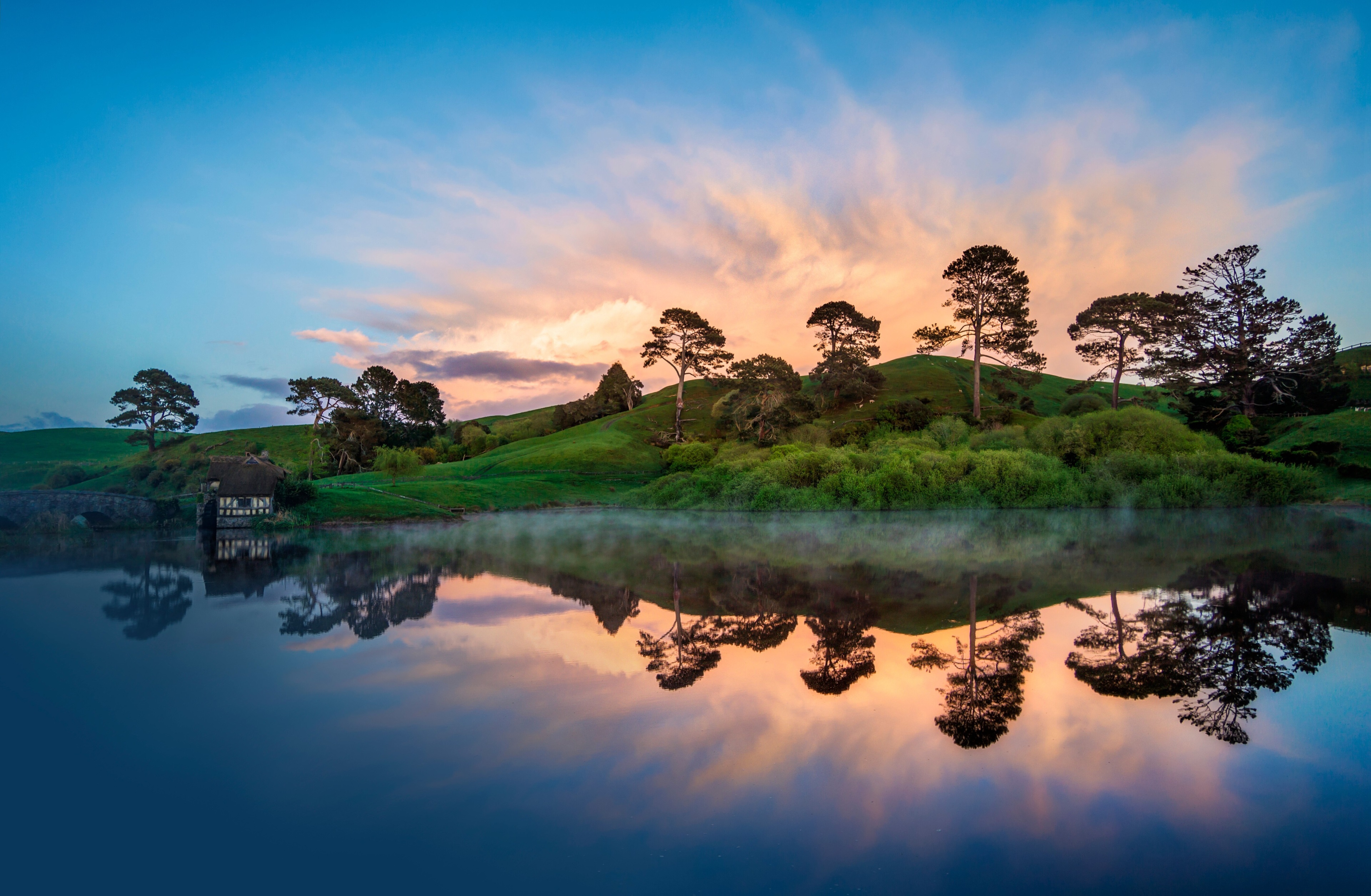 Hobbiton New Zealand 4K HD Wallpaper