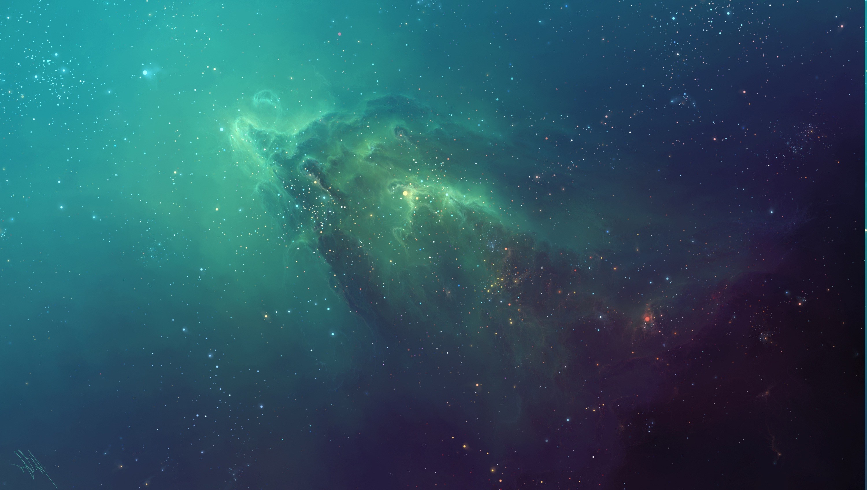 Galaxy Space Stars Nebula by TylerCreatesWorlds HD Wallpaper