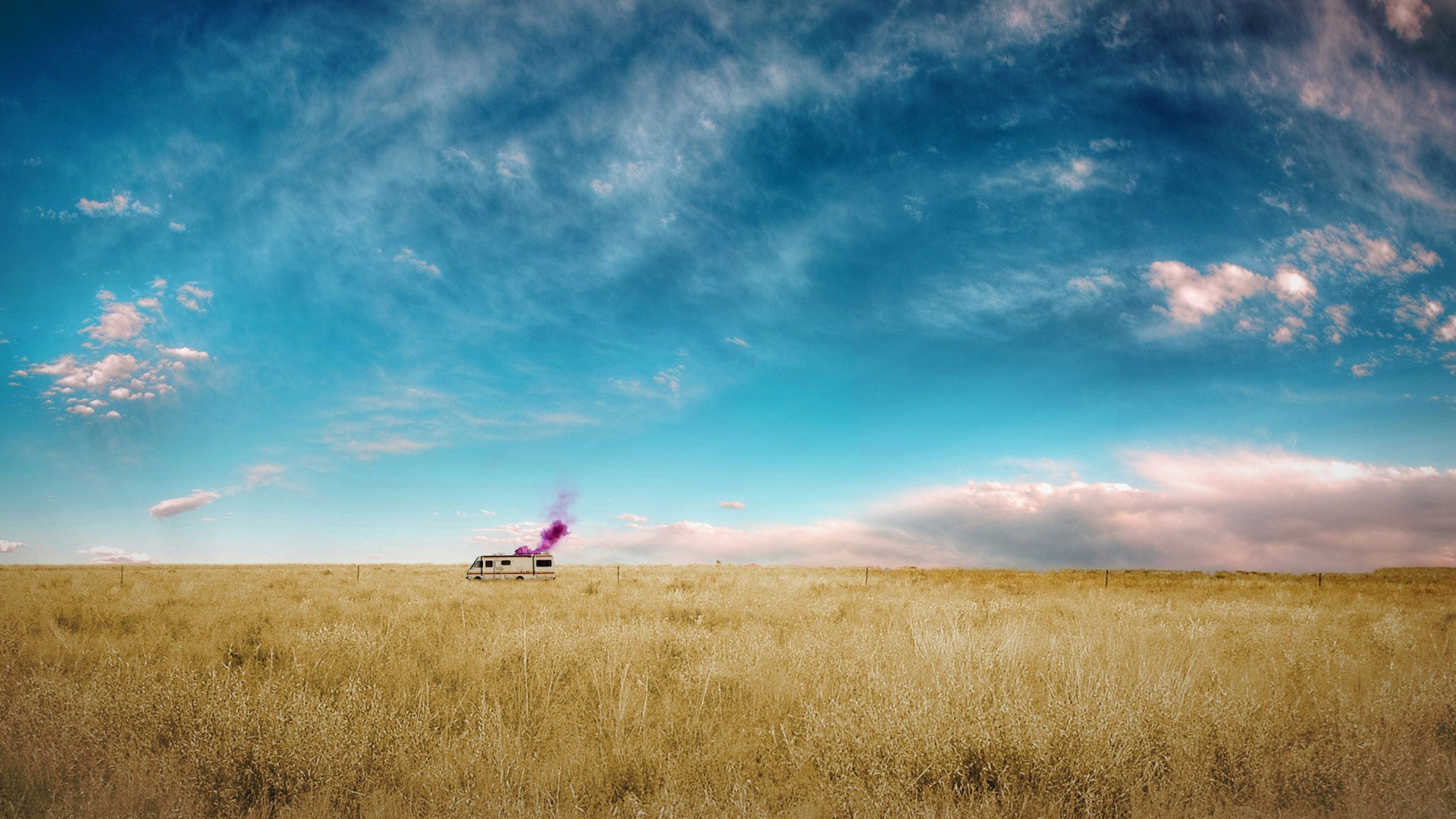 Breaking Bad RV in Desert HD Wallpaper