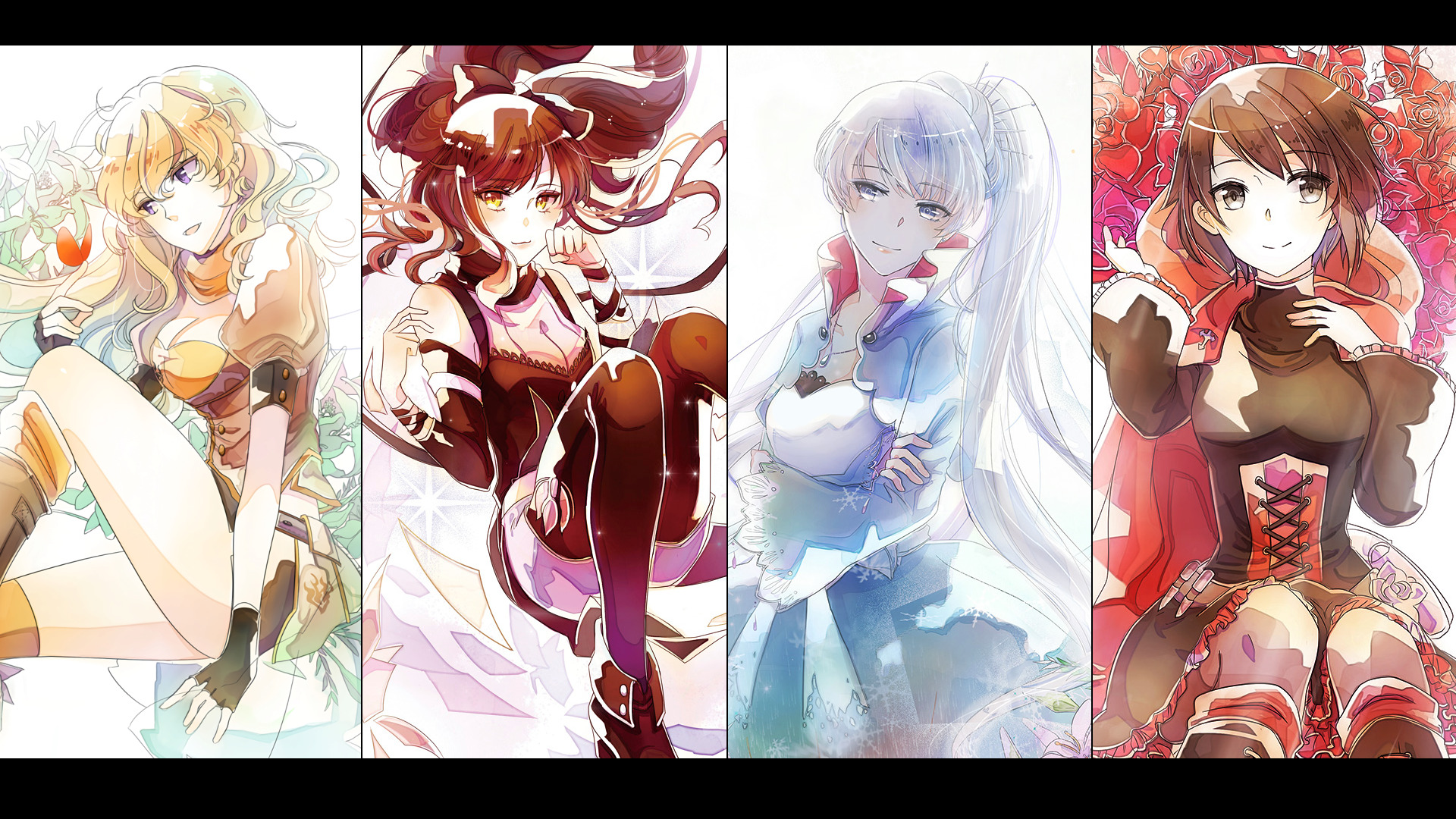 RWBY Team RWBY Poses HD Wallpaper