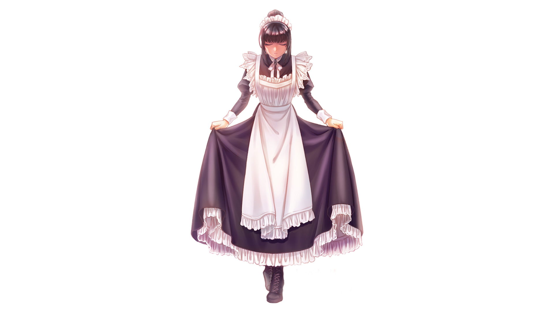 Maid from Overlord anime HD Wallpaper