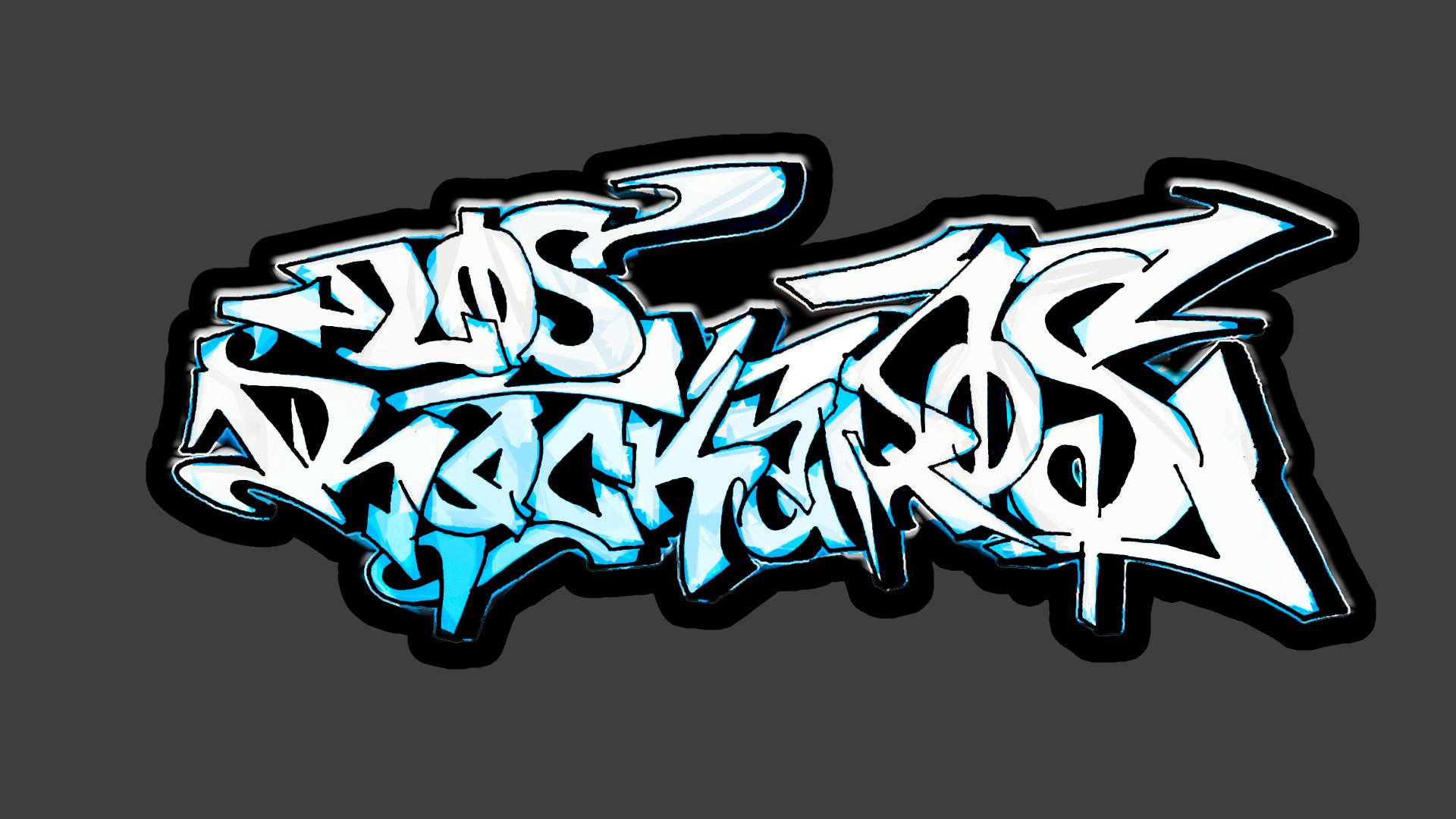 Los Rockeros Graffiti Art HD Wallpaper