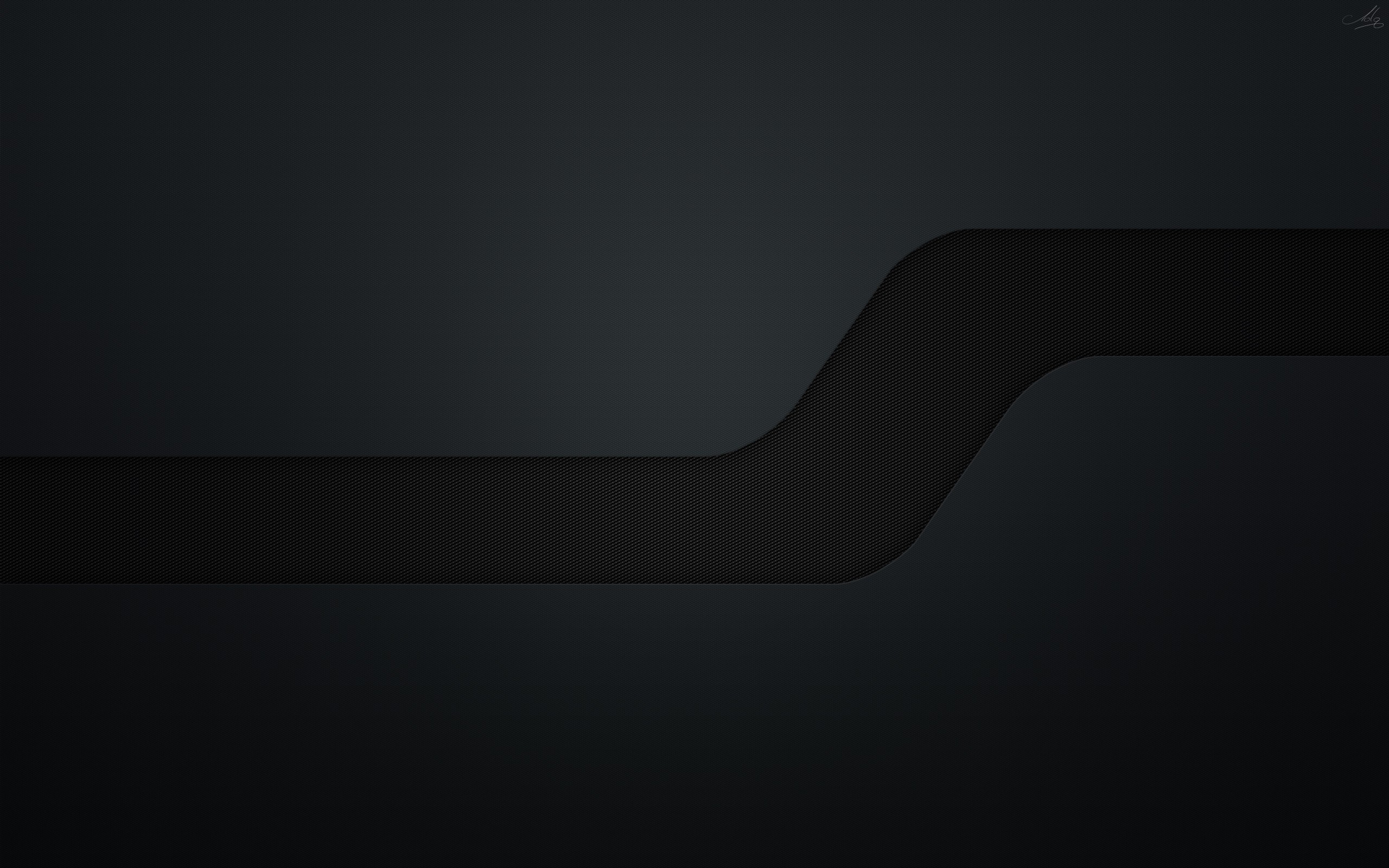 Minimalist Dark Gray Carbon Fiber Texture HD Wallpaper