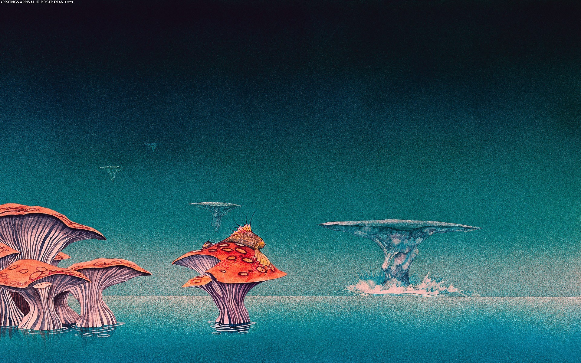 Fragile Arrival by Roger Dean HD Wallpaper