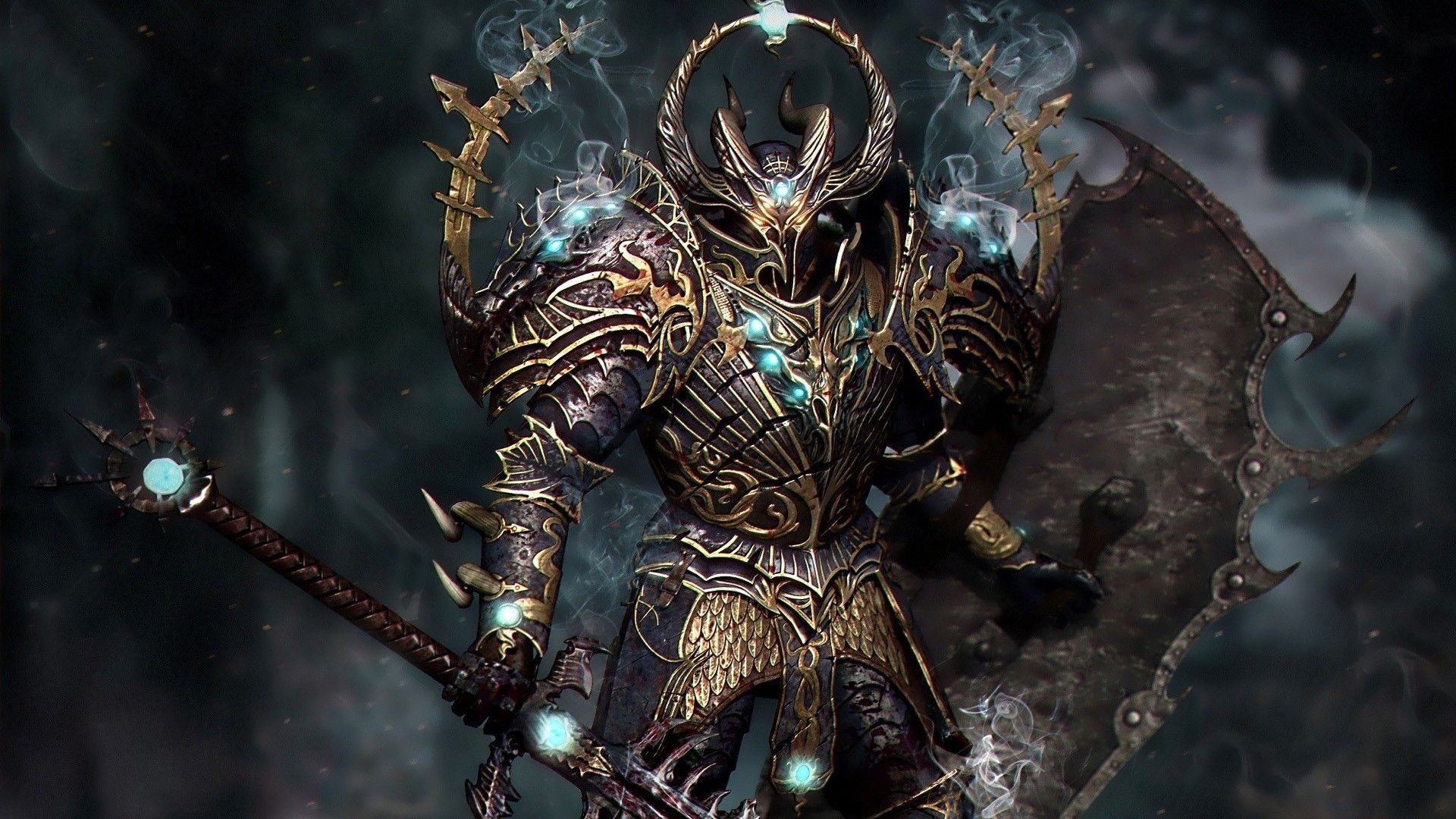 Warhammer Hordes of Chaos Knight HD Wallpaper