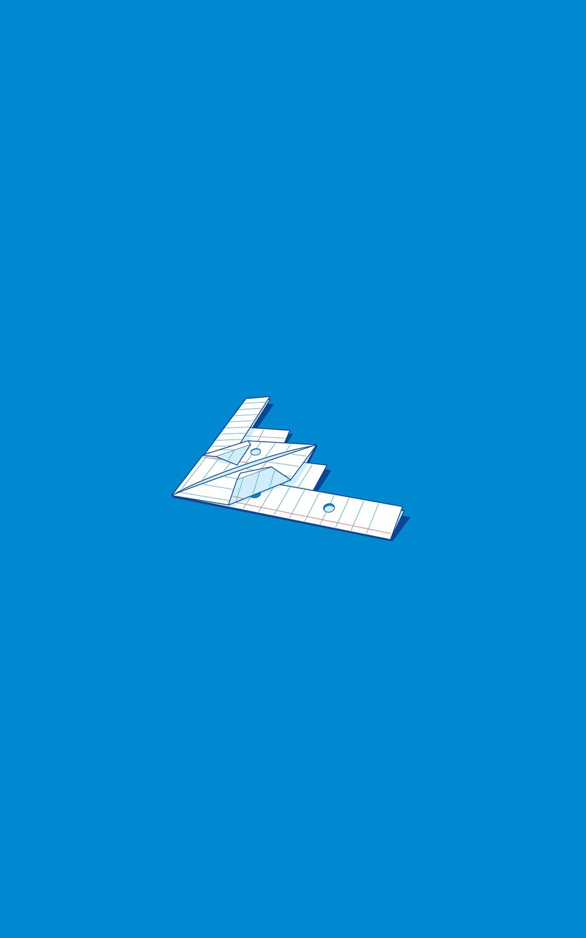 Northrop Grumman B-2 Spirit paper airplane HD Wallpaper