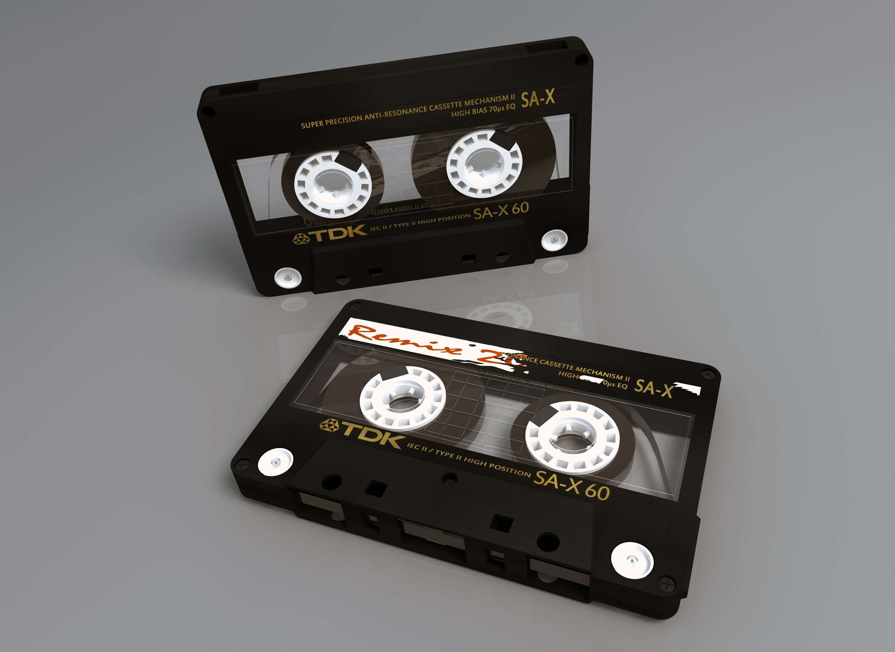 Two TDK SA-X 60 Cassette Tapes HD Wallpaper