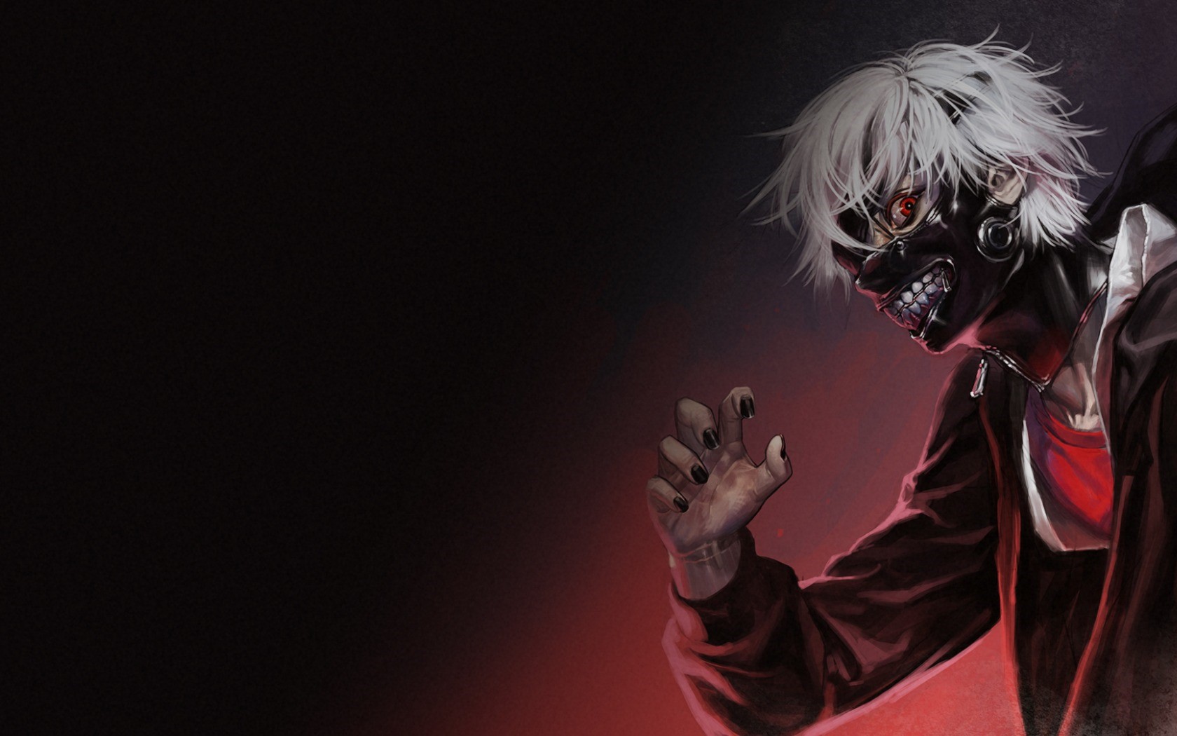 Ken Kaneki from Tokyo Ghoul wearing a mask HD Wallpaper