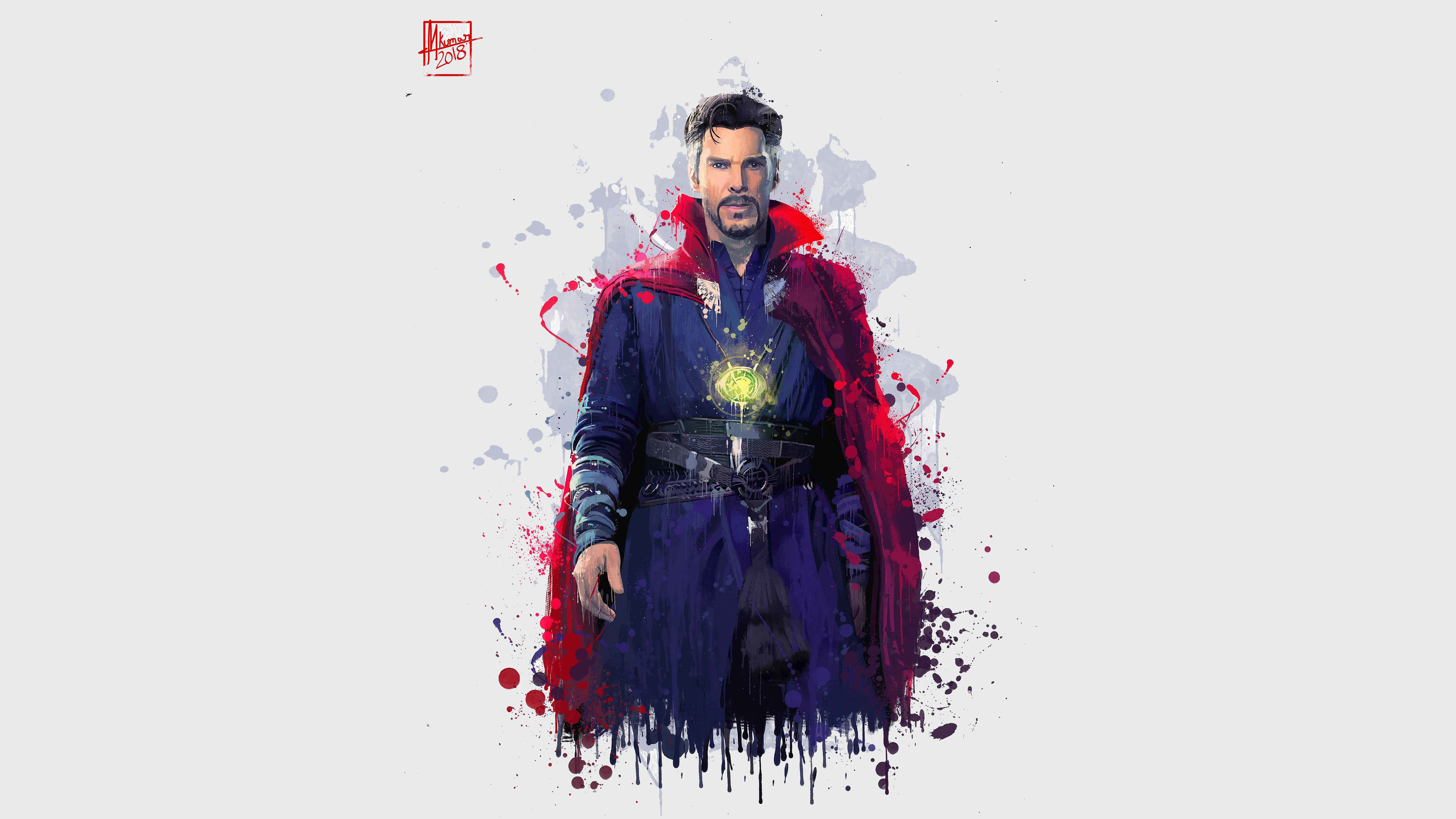 Doctor Strange from Avengers Infinity War artwork HD Wallpaper