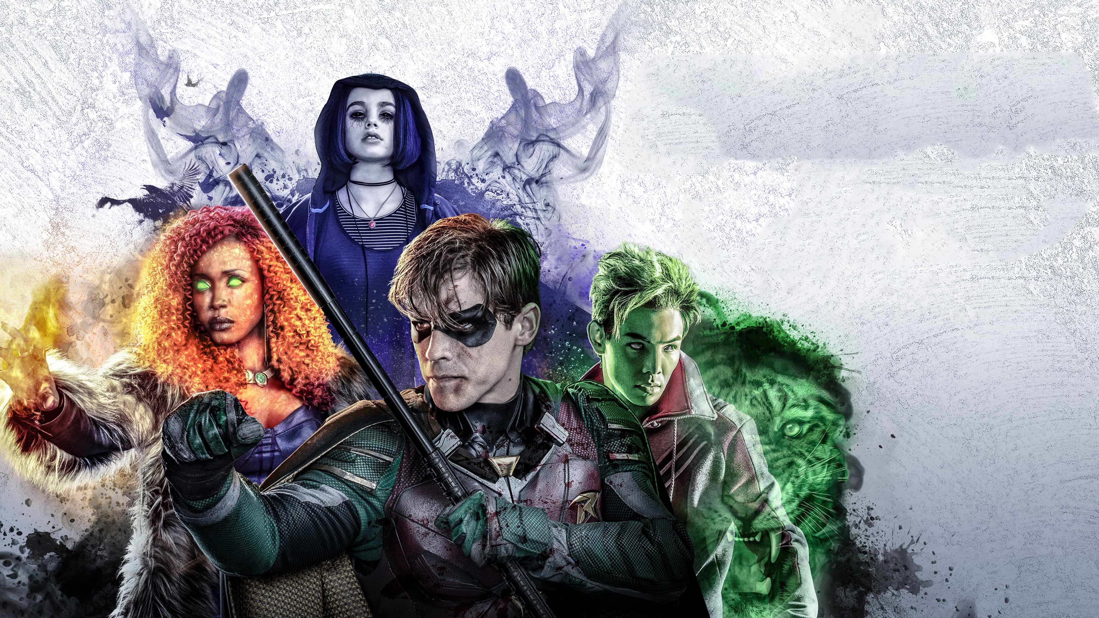 Titans characters from TV show HD Wallpaper