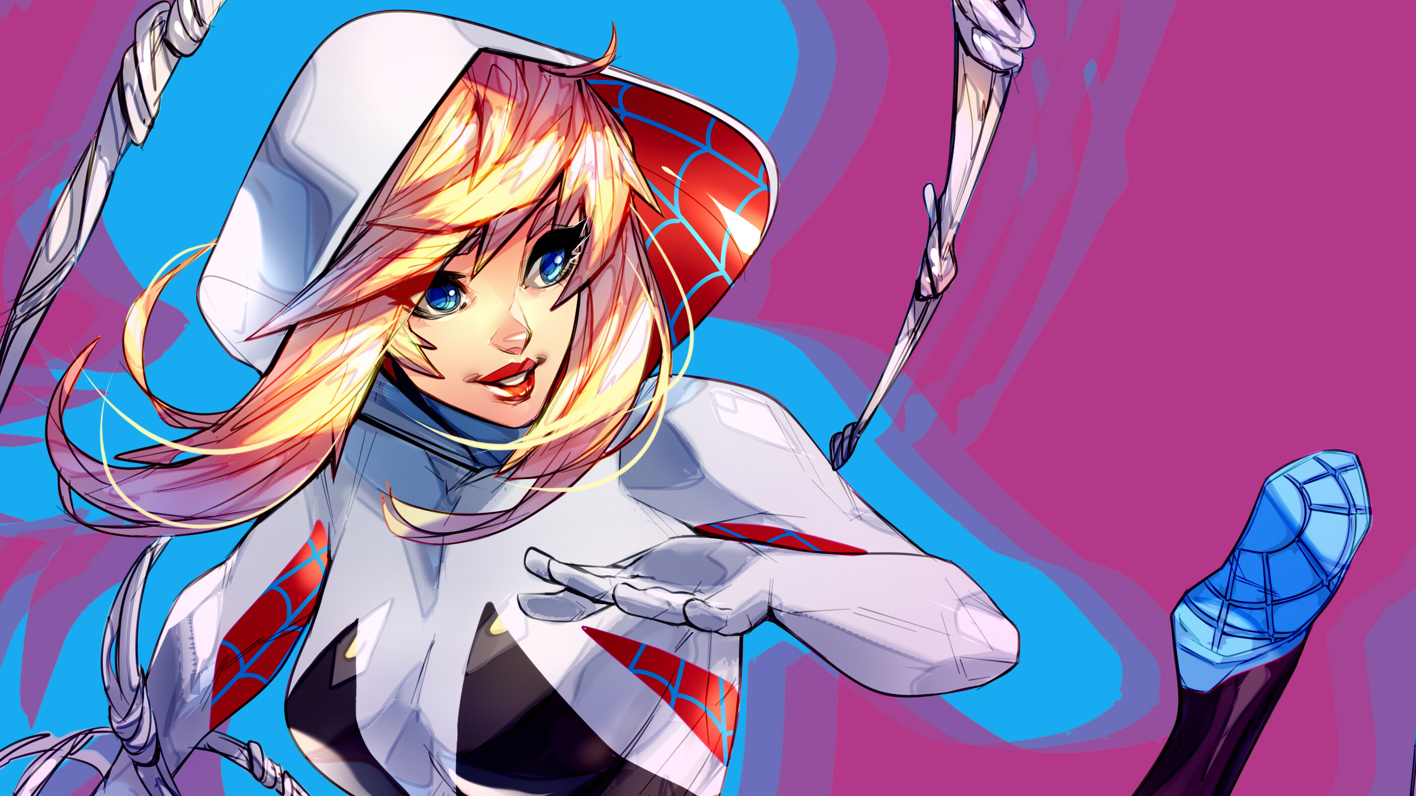 Spider-Gwen from Marvel Comics HD Wallpaper