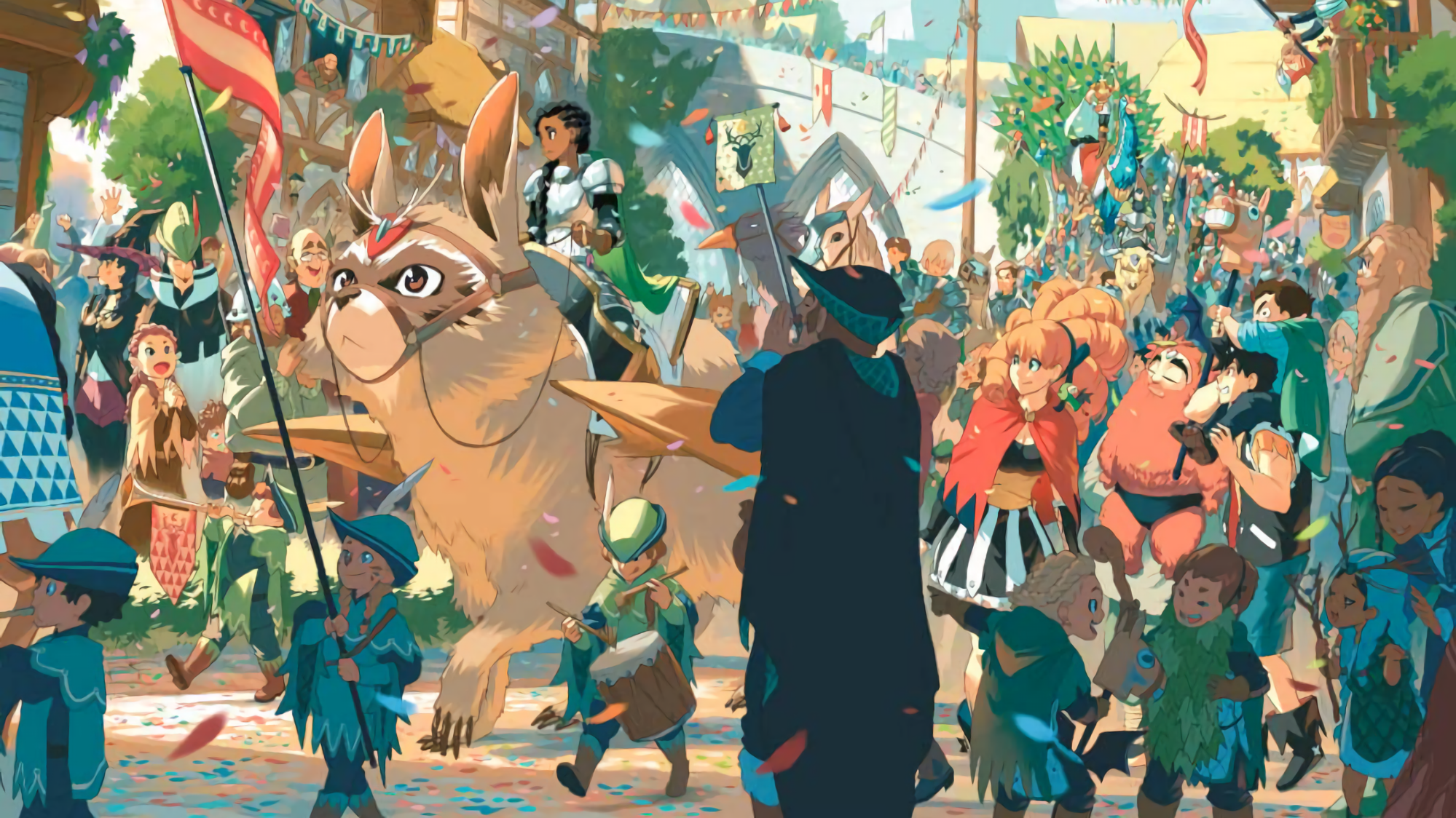 Mélie and Seth from Radiant in a parade HD Wallpaper