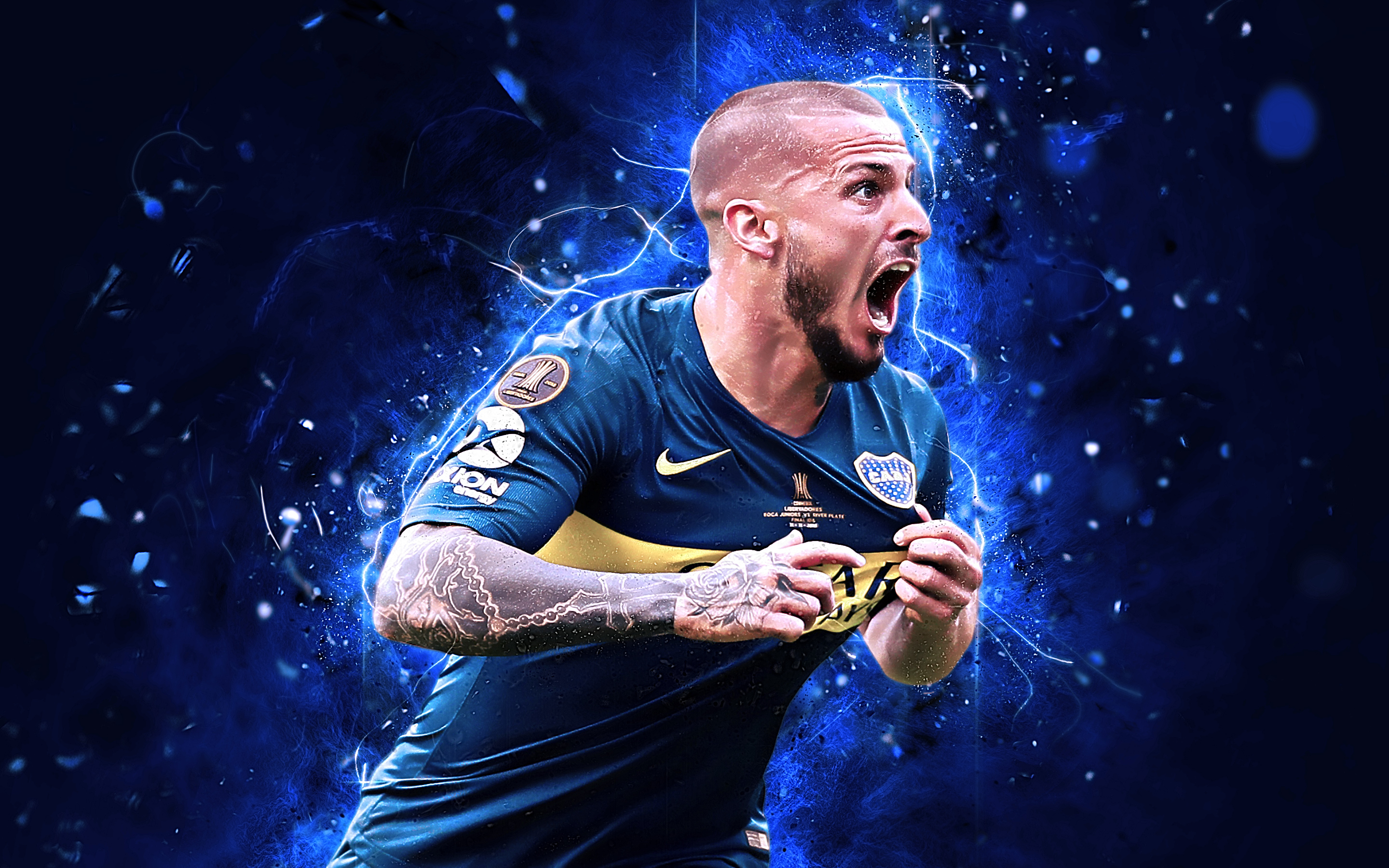 Darío Benedetto of CA Boca Juniors HD Wallpaper