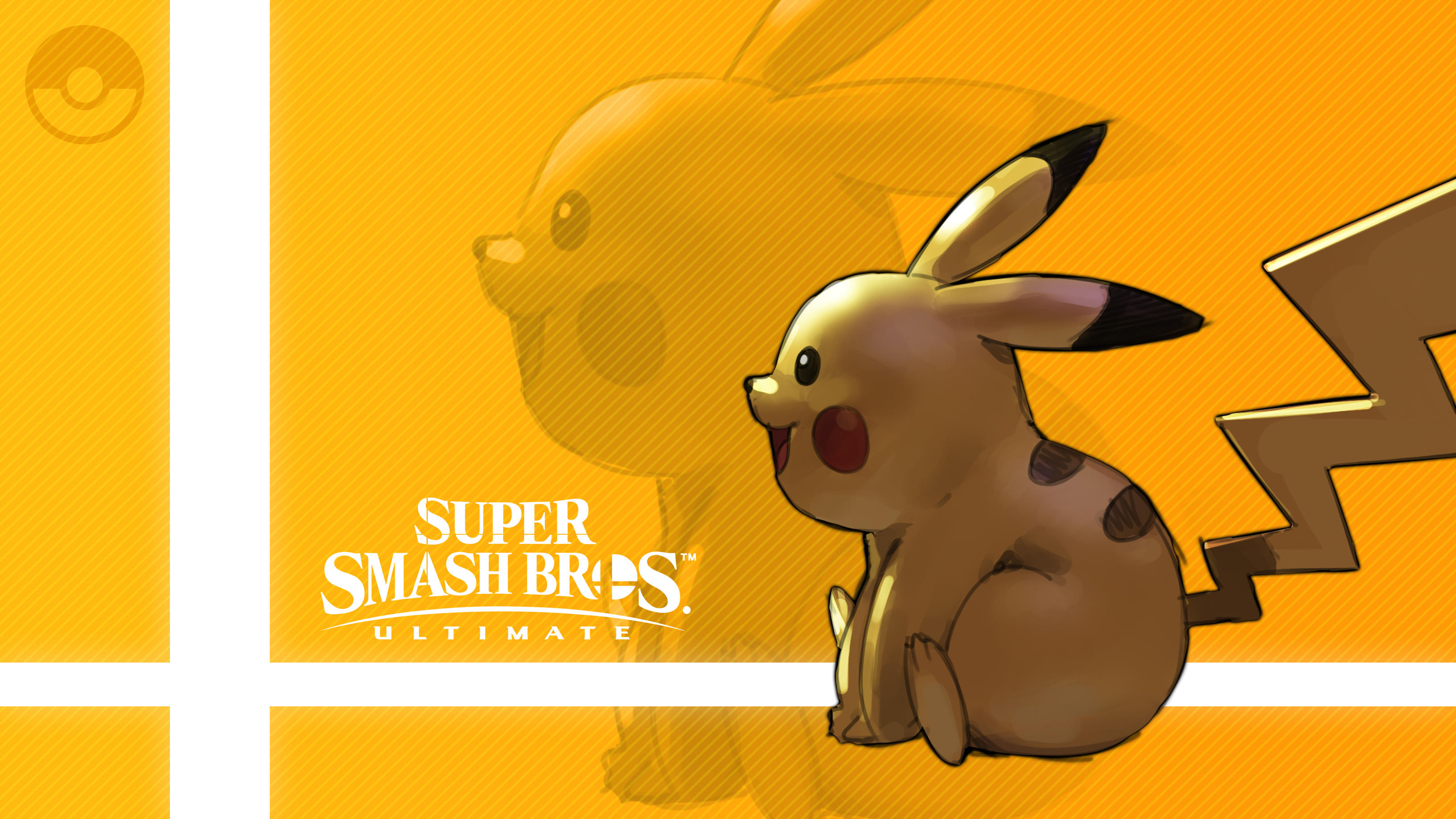 Pikachu from Super Smash Bros. Ultimate HD Wallpaper