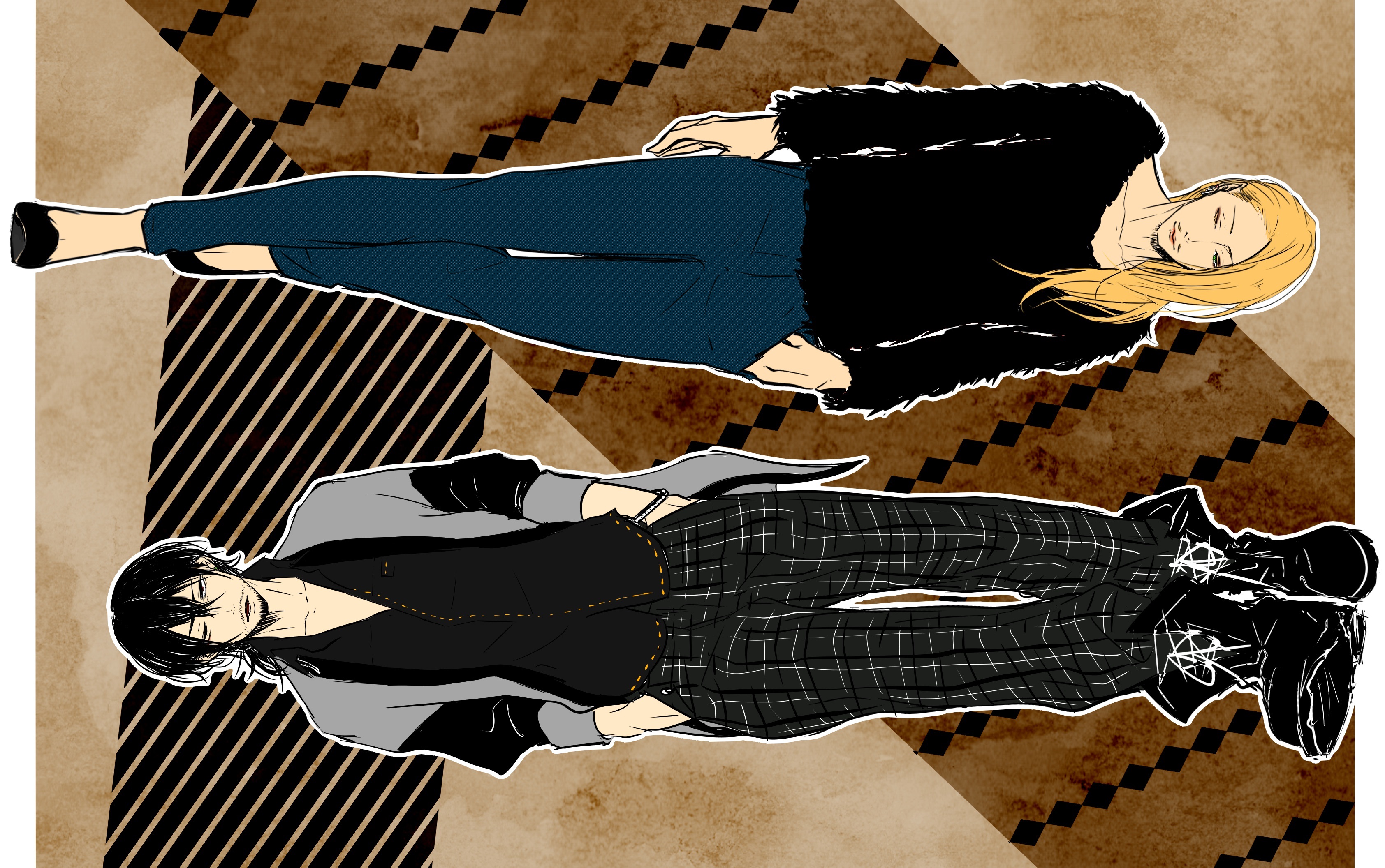 Shouta Aizawa and Present Mic from Boku No Hero Academia HD Wallpaper