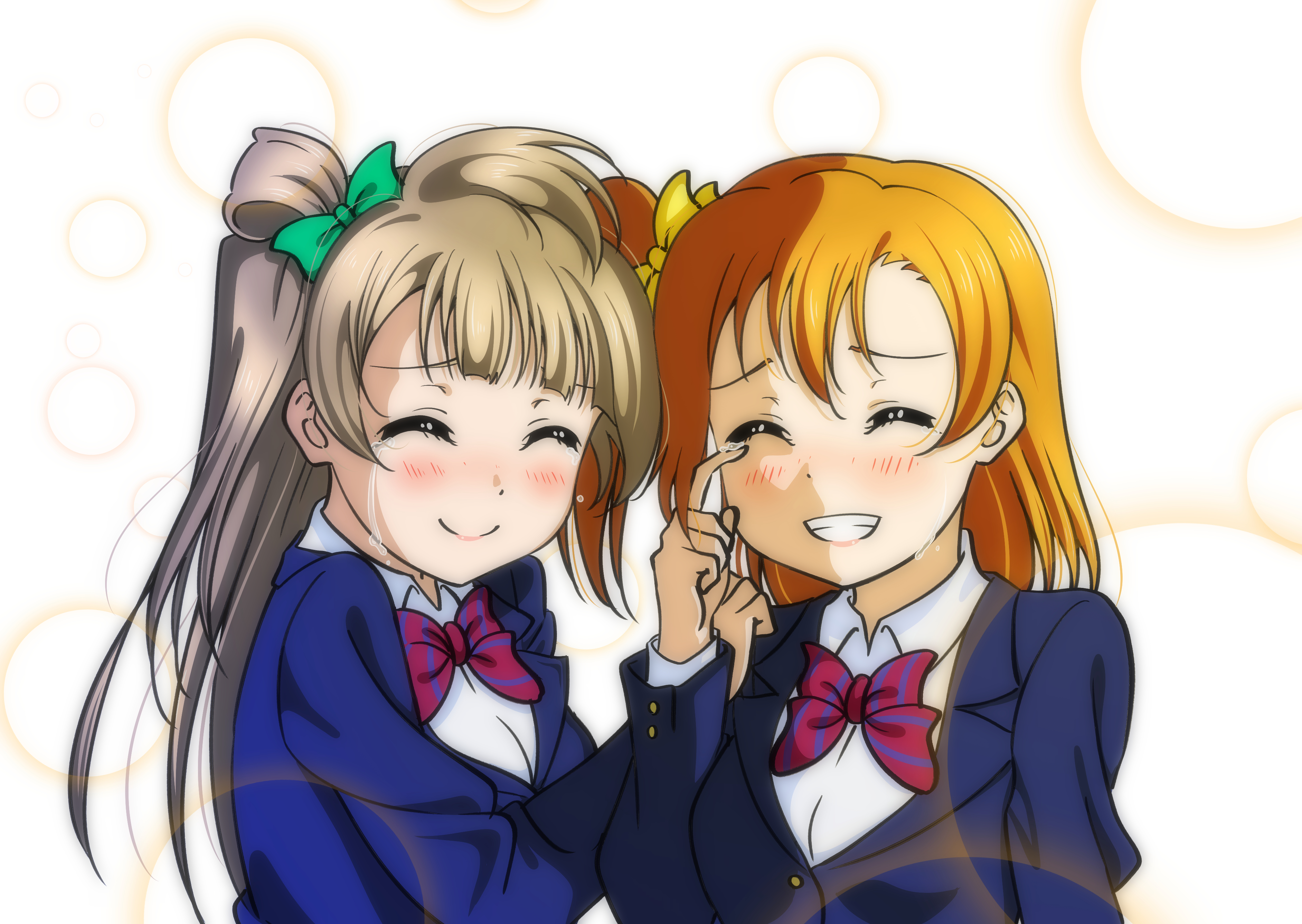 Kotori Minami and Honoka Kousaka from Love Live! HD Wallpaper