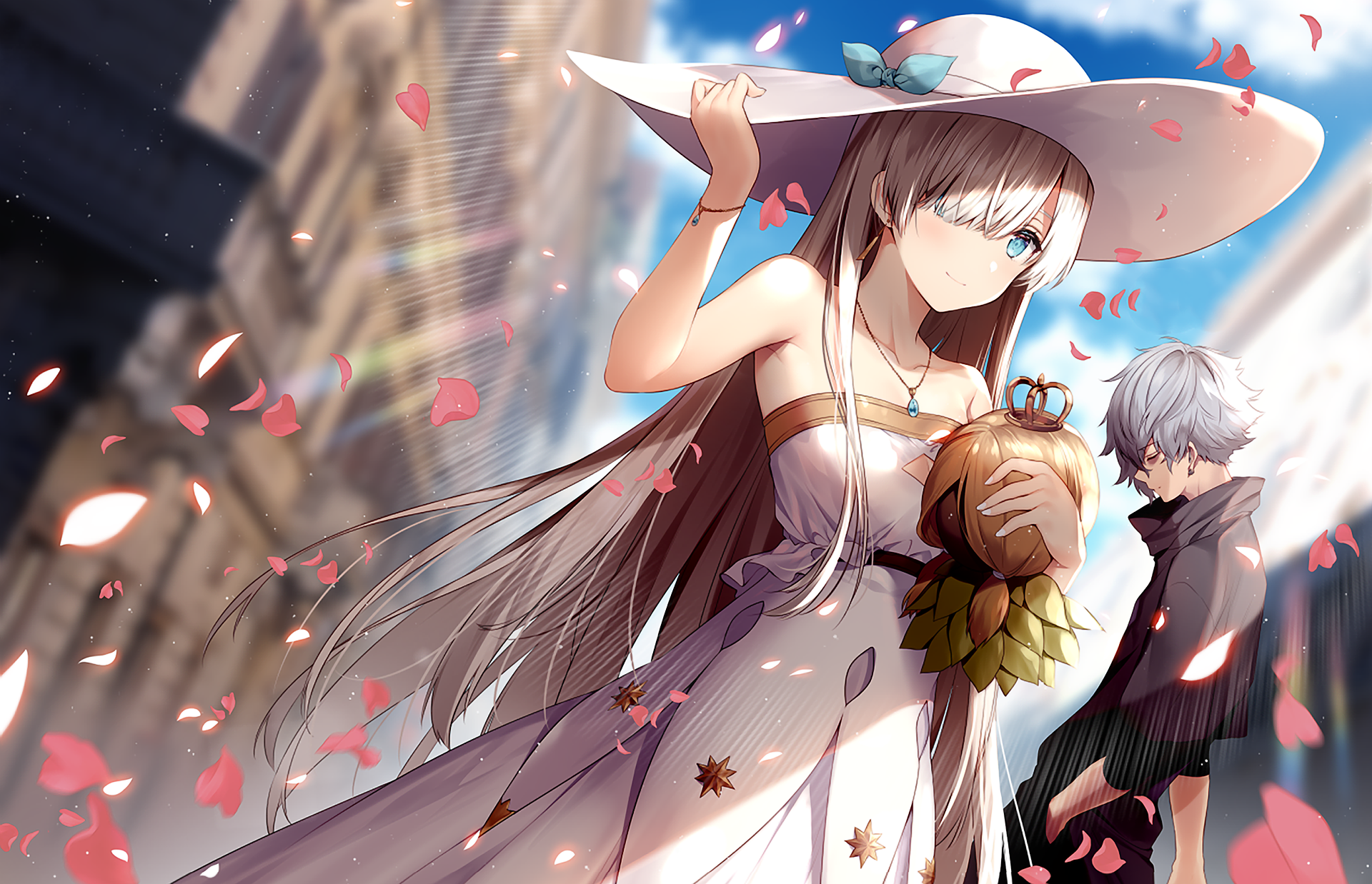 Anastasia and Kadoc from Fate/Grand Order HD Wallpaper