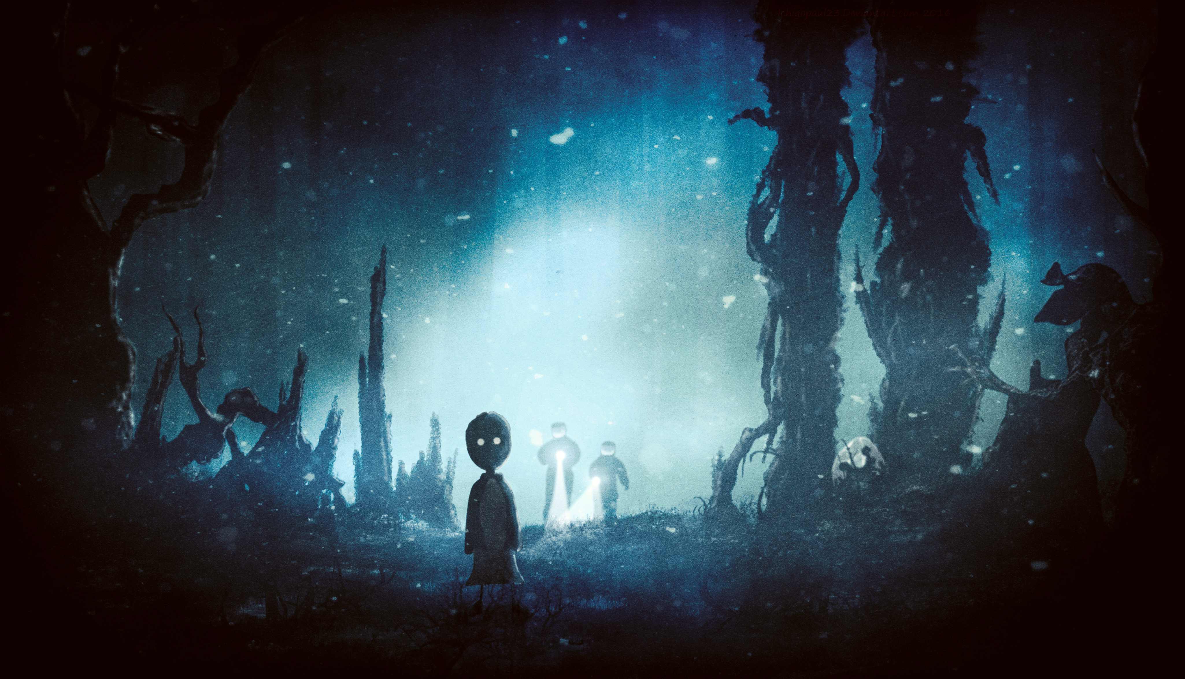 Limbo characters in Stranger Things Upside Down HD Wallpaper