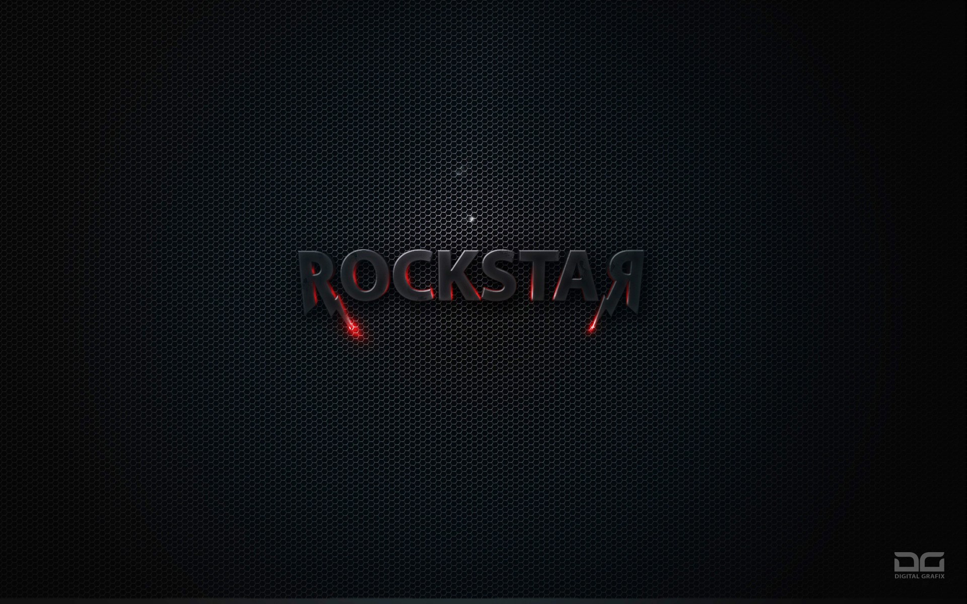 Rockstar Games logo on dark textured background HD Wallpaper