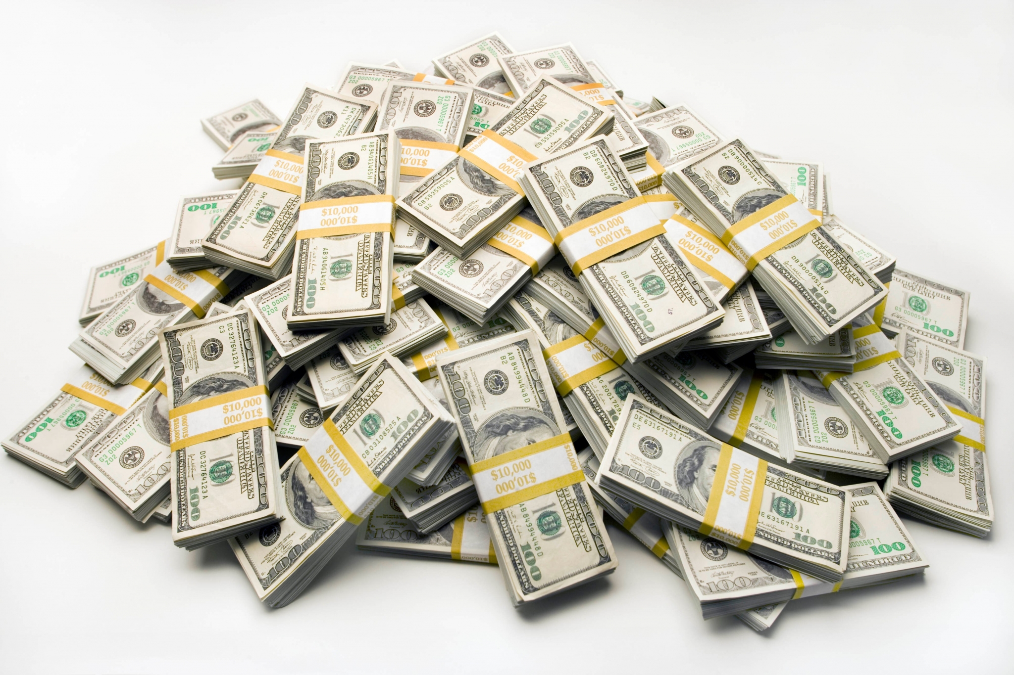 Stacks of US Dollar Bills HD Wallpaper