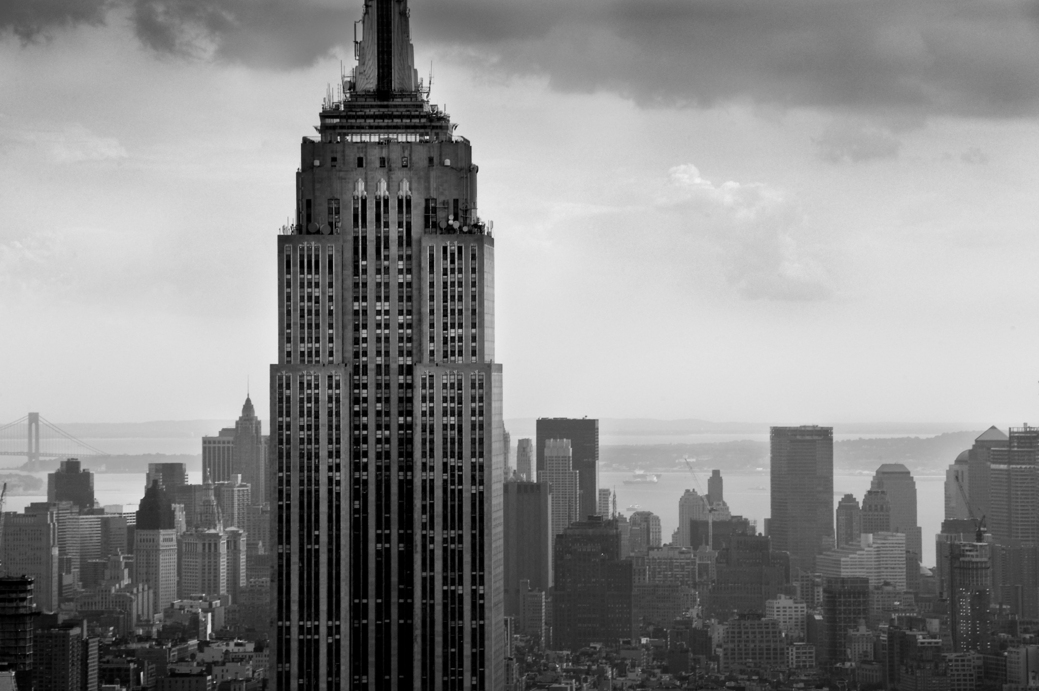 Empire State Building and New York City Skyline HD Wallpaper