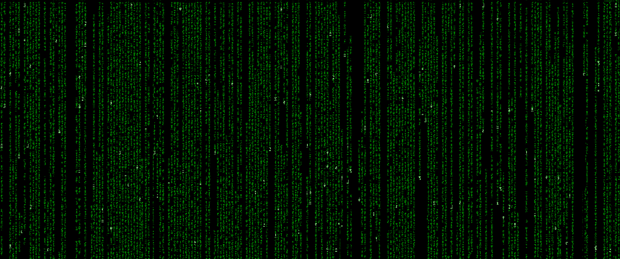 The Matrix digital rain HD Wallpaper