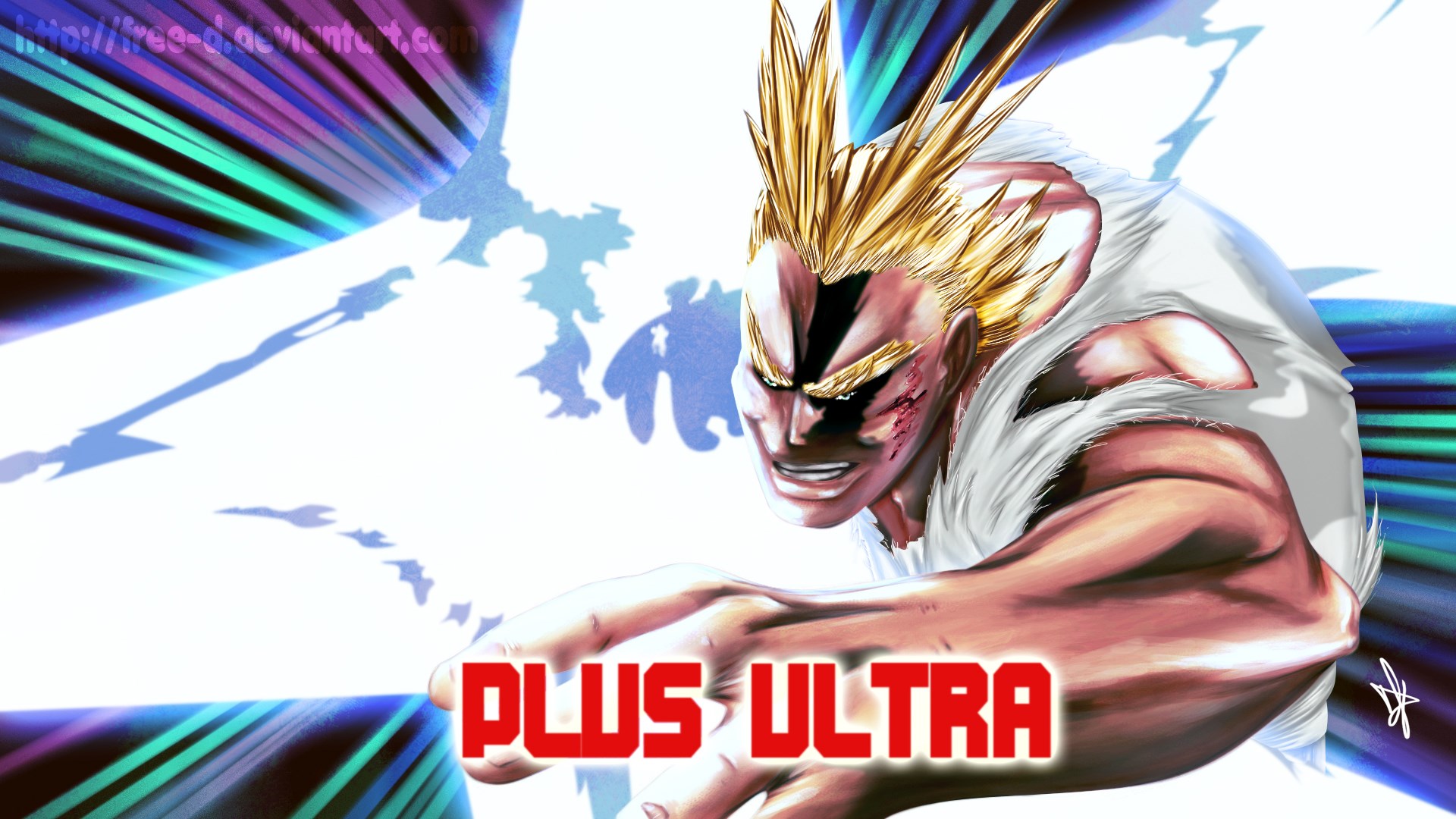 All Might from My Hero Academia Plus Ultra HD Wallpaper