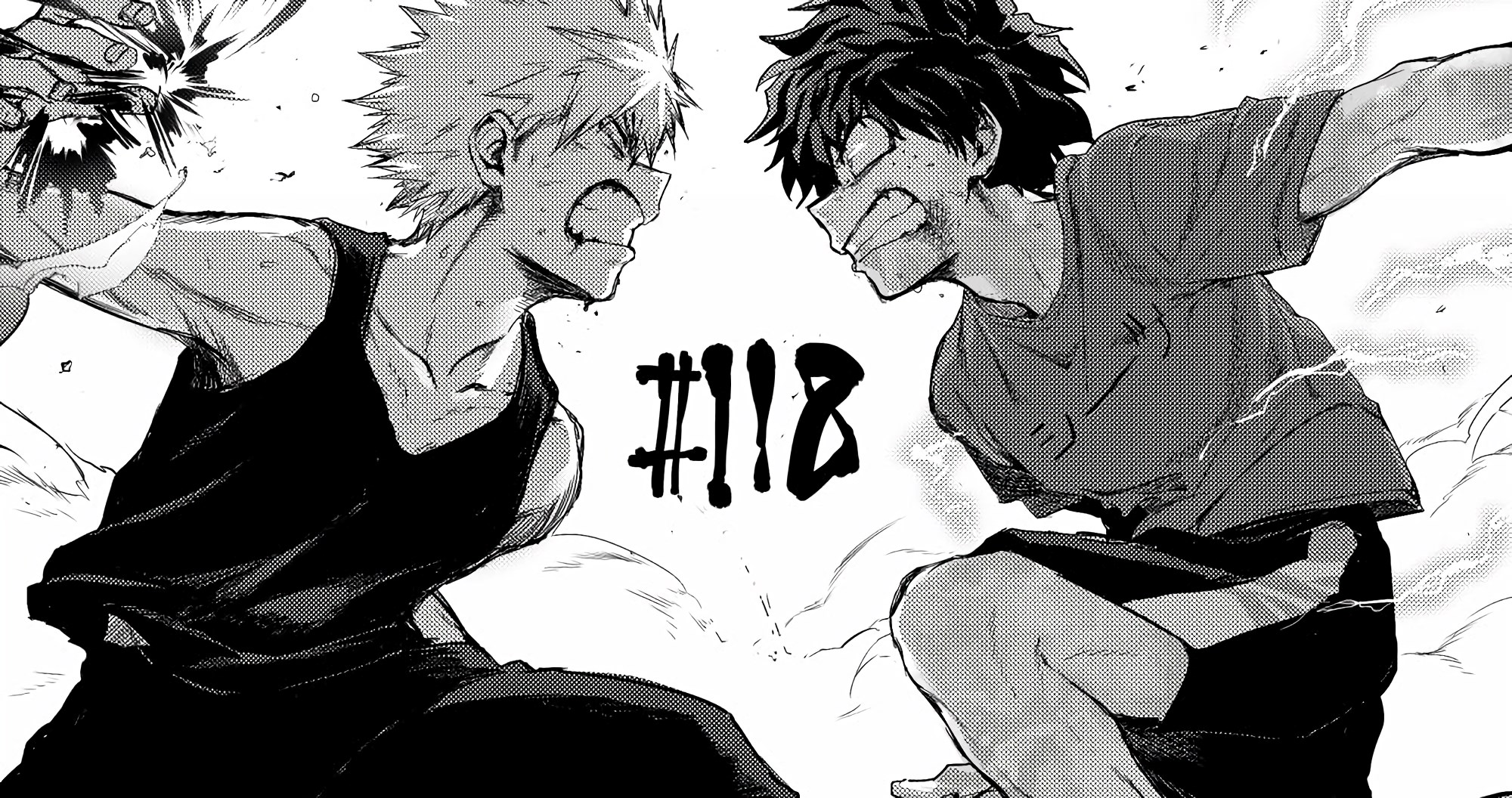 Katsuki Bakugo and Izuku Midoriya from My Hero Academia HD Wallpaper