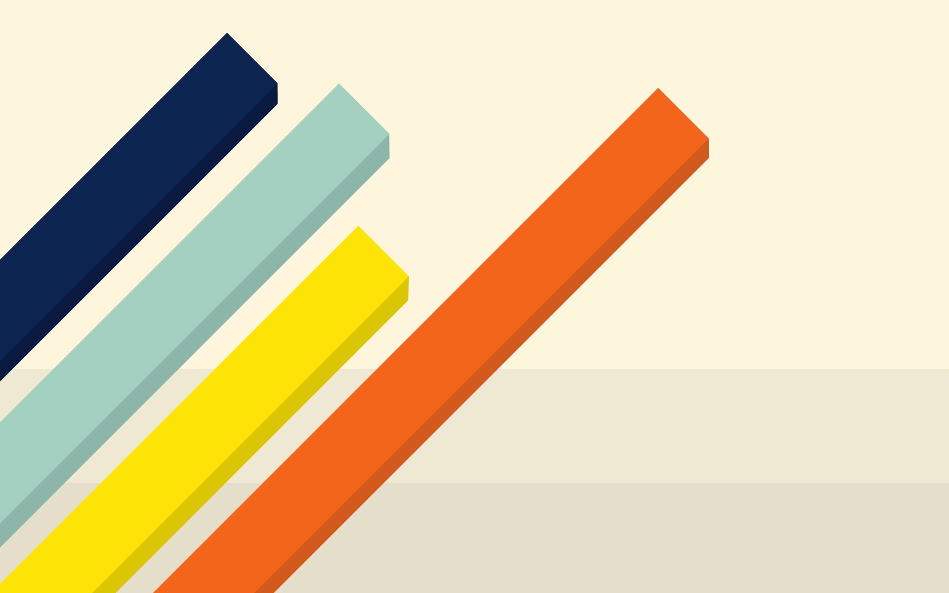 Abstract geometric bars on cream background HD Wallpaper