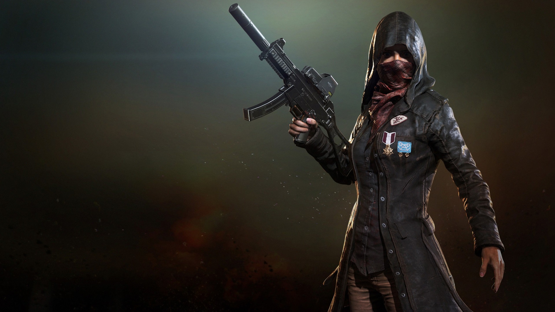 PlayerUnknown's Battlegrounds character with a gun HD Wallpaper