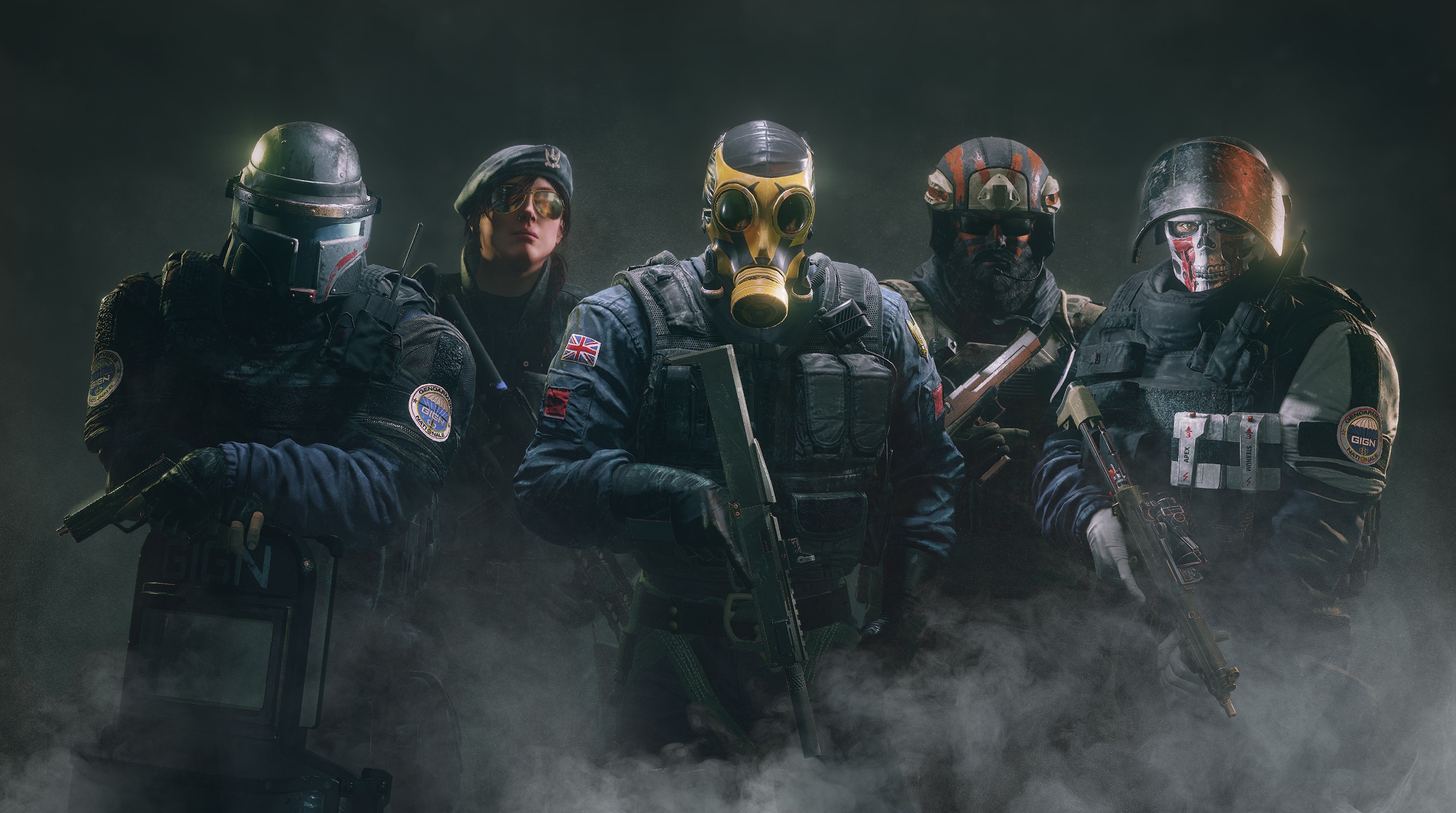 Rainbow Six Siege 4K characters HD Wallpaper