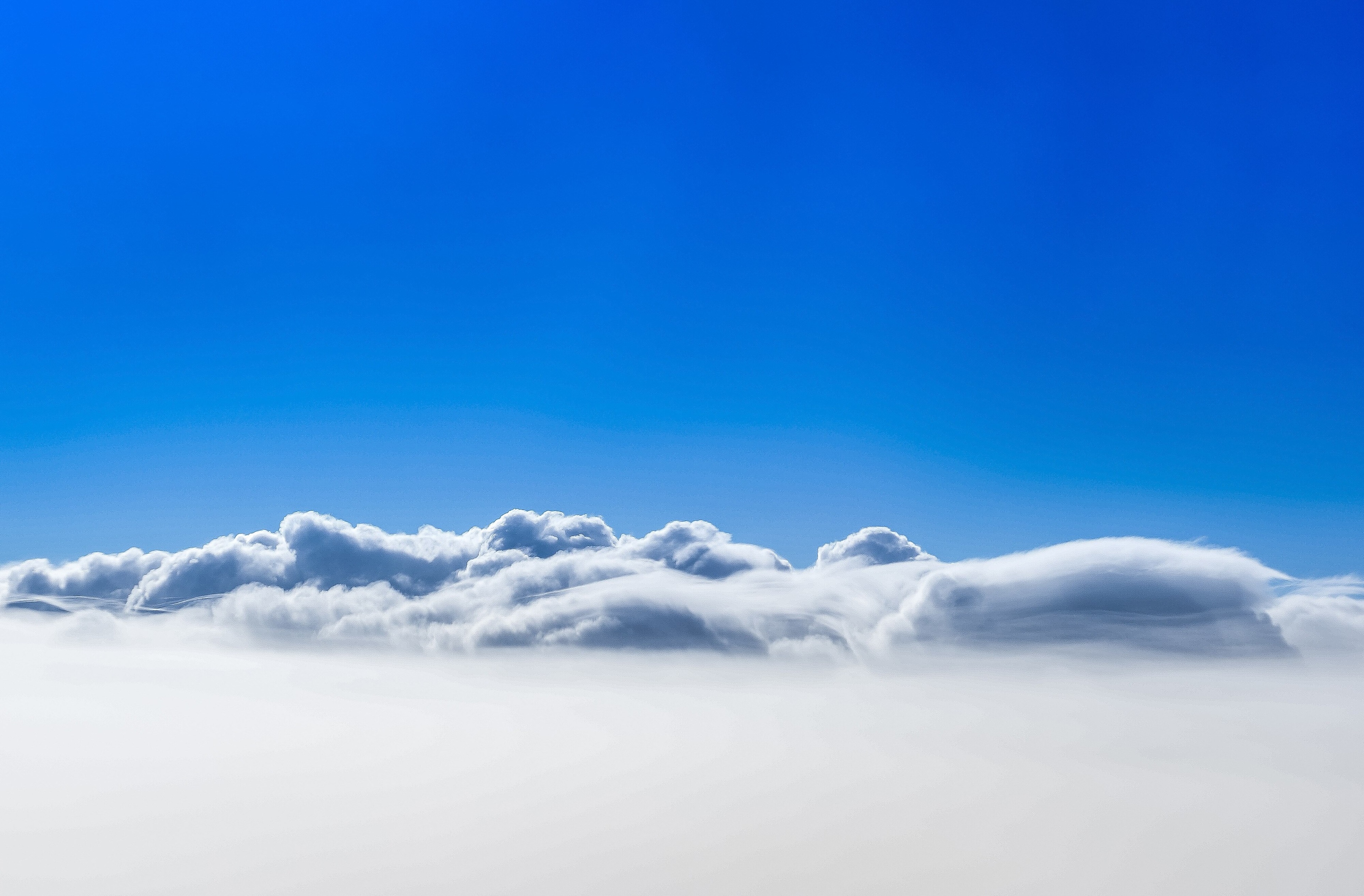 Clouds and Blue Sky 4K HD Wallpaper