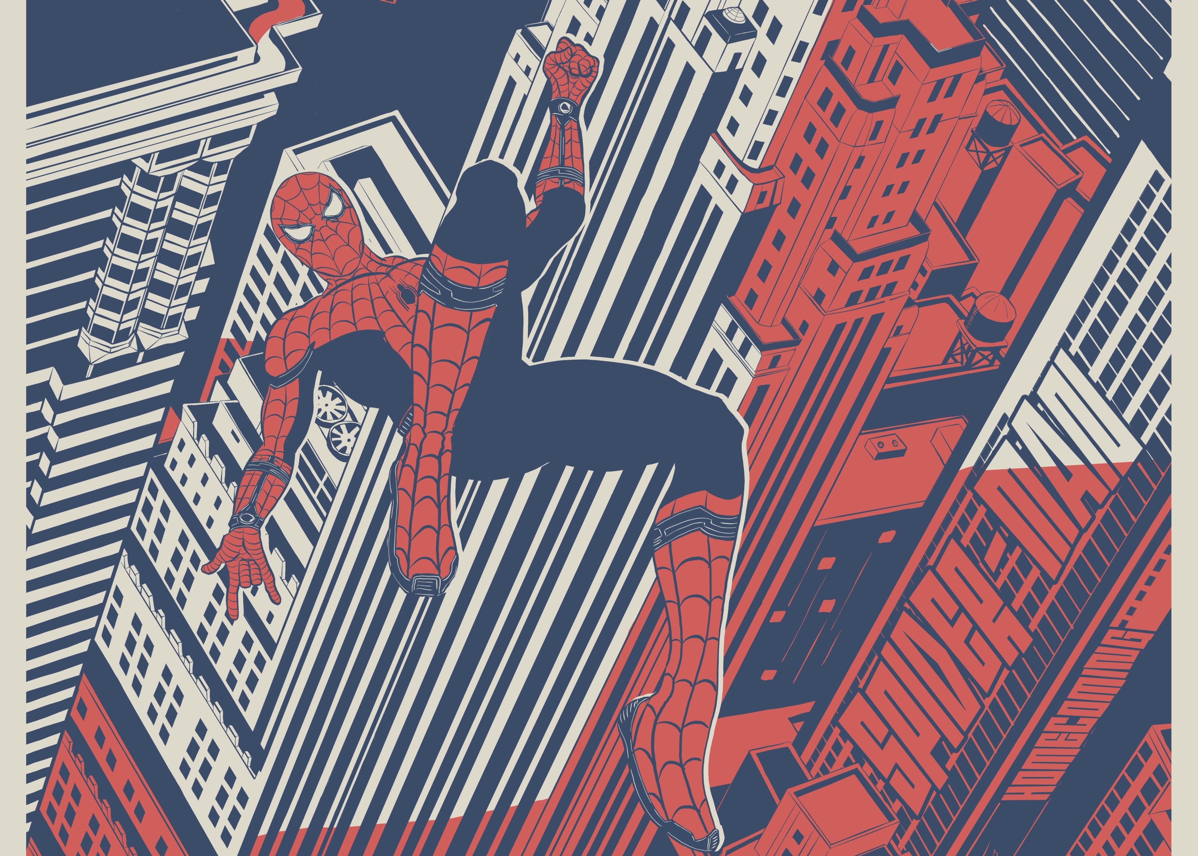 Spider-Man from Spider-Man: Homecoming 4K HD Wallpaper