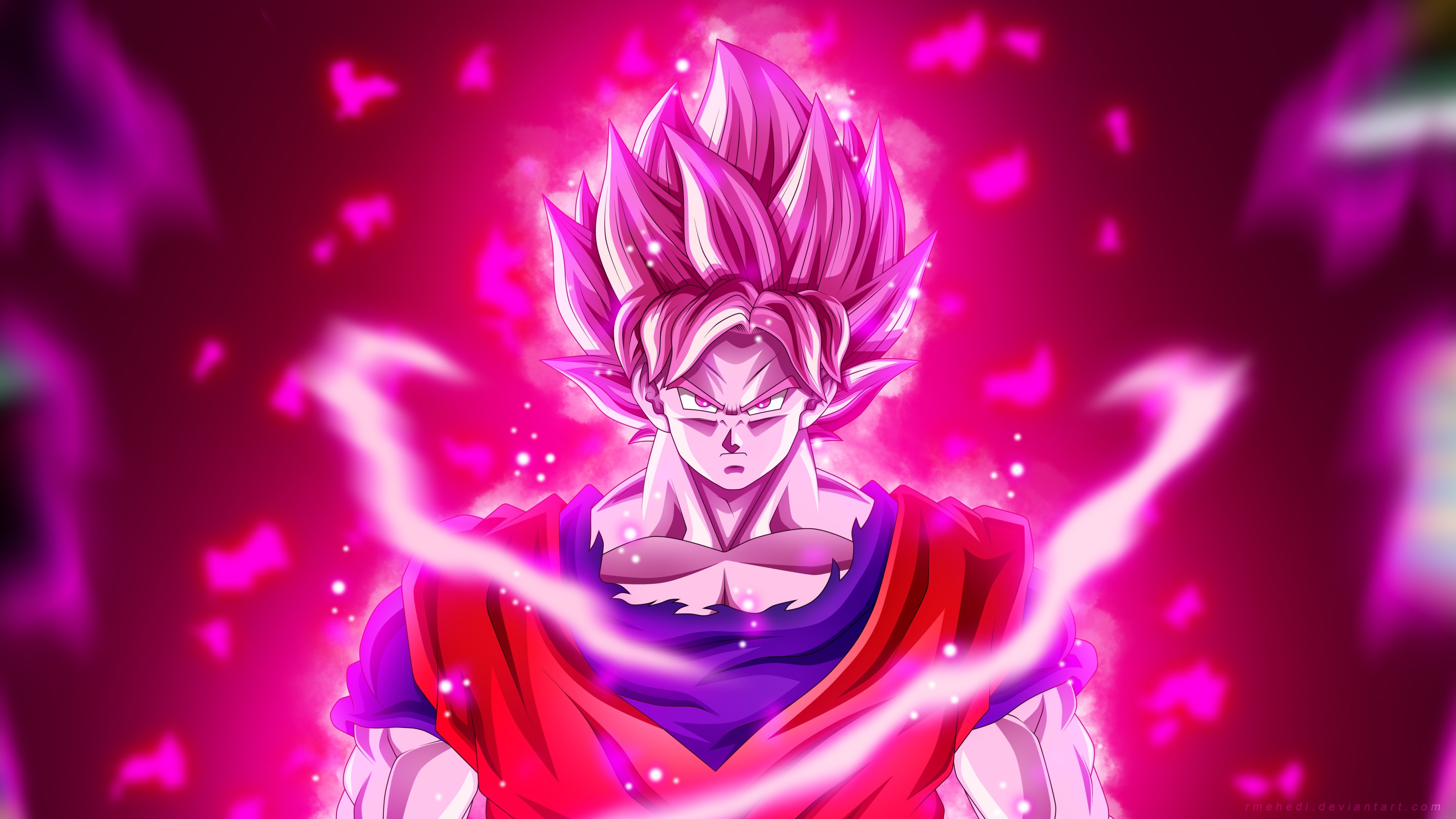 Goku Super Saiyan God Super Saiyan from Dragon Ball Super 4K HD Wallpaper