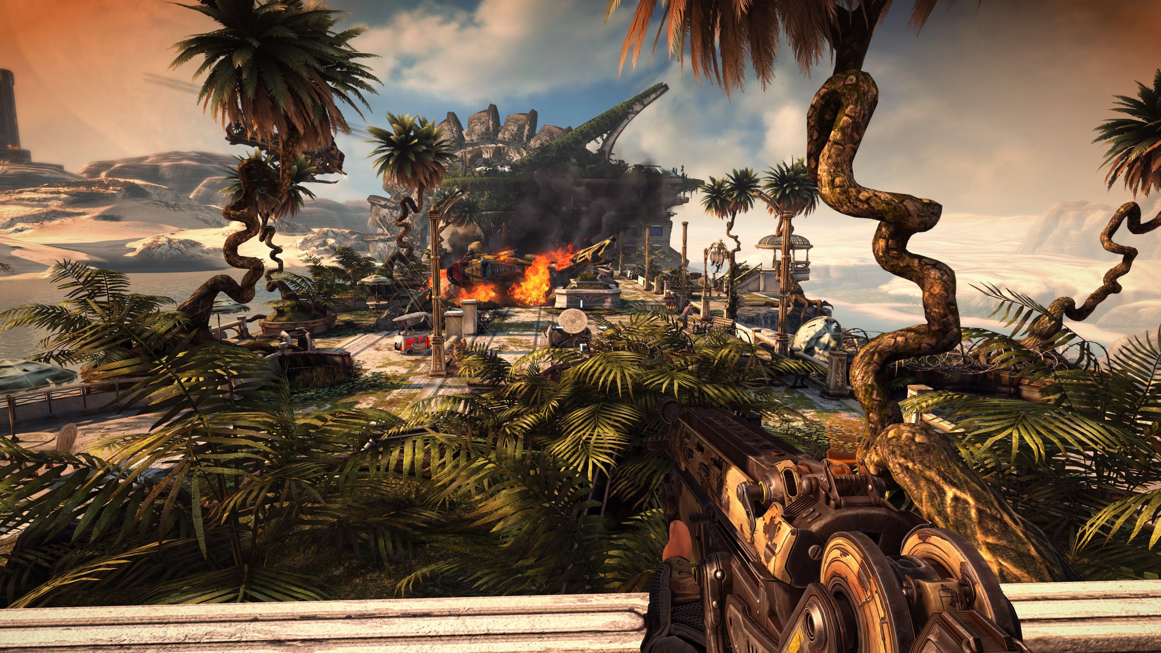 Video game 4K PC screenshot HD Wallpaper