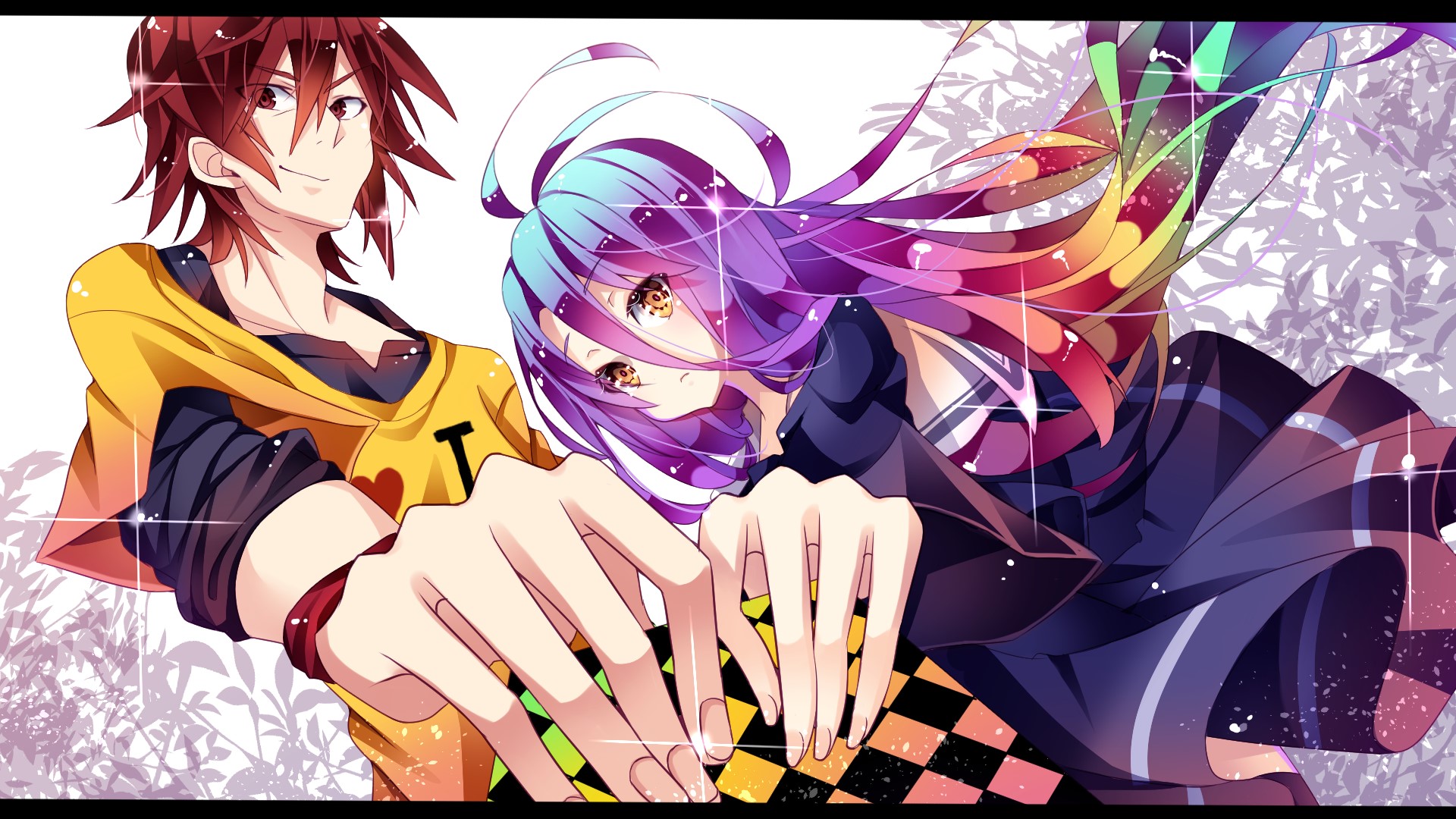 Sora and Shiro from No Game No Life HD Wallpaper