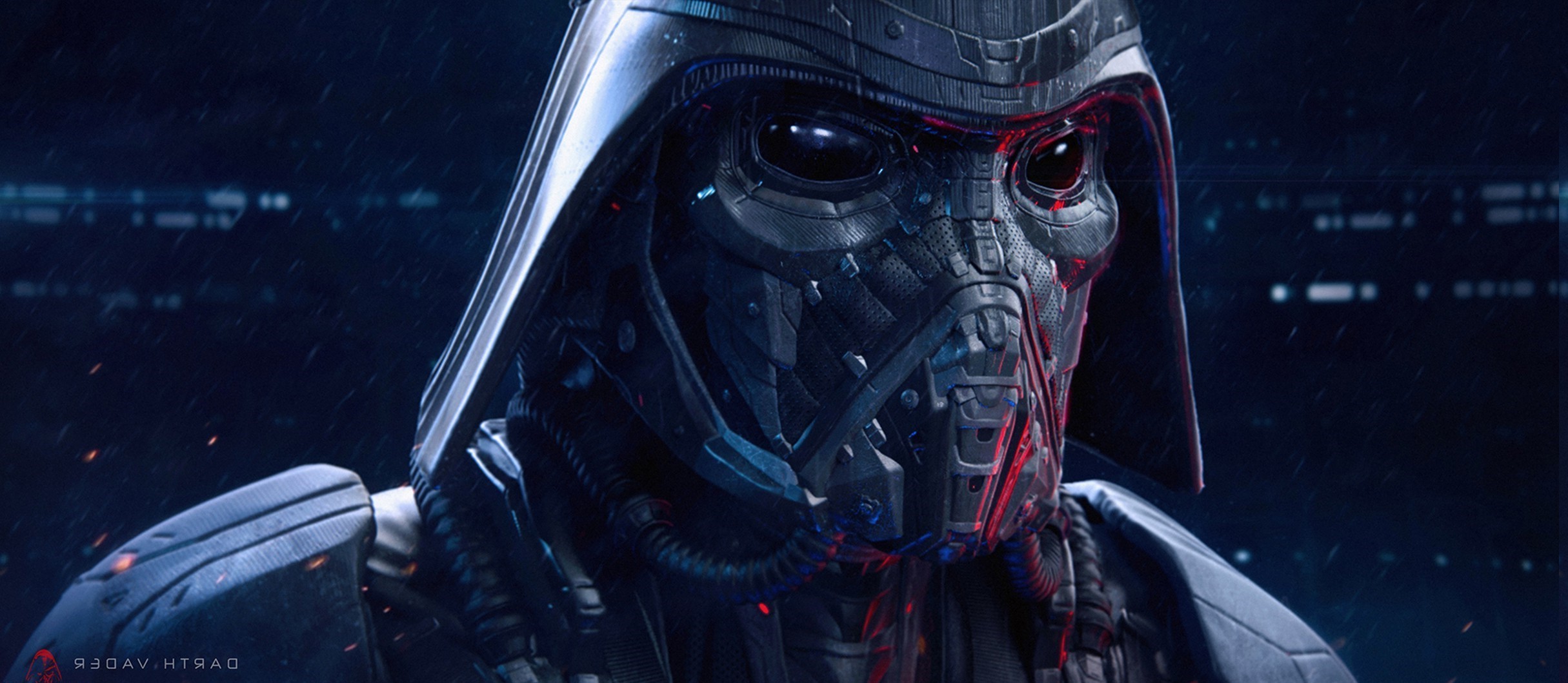 Darth Vader from Star Wars Artwork HD Wallpaper