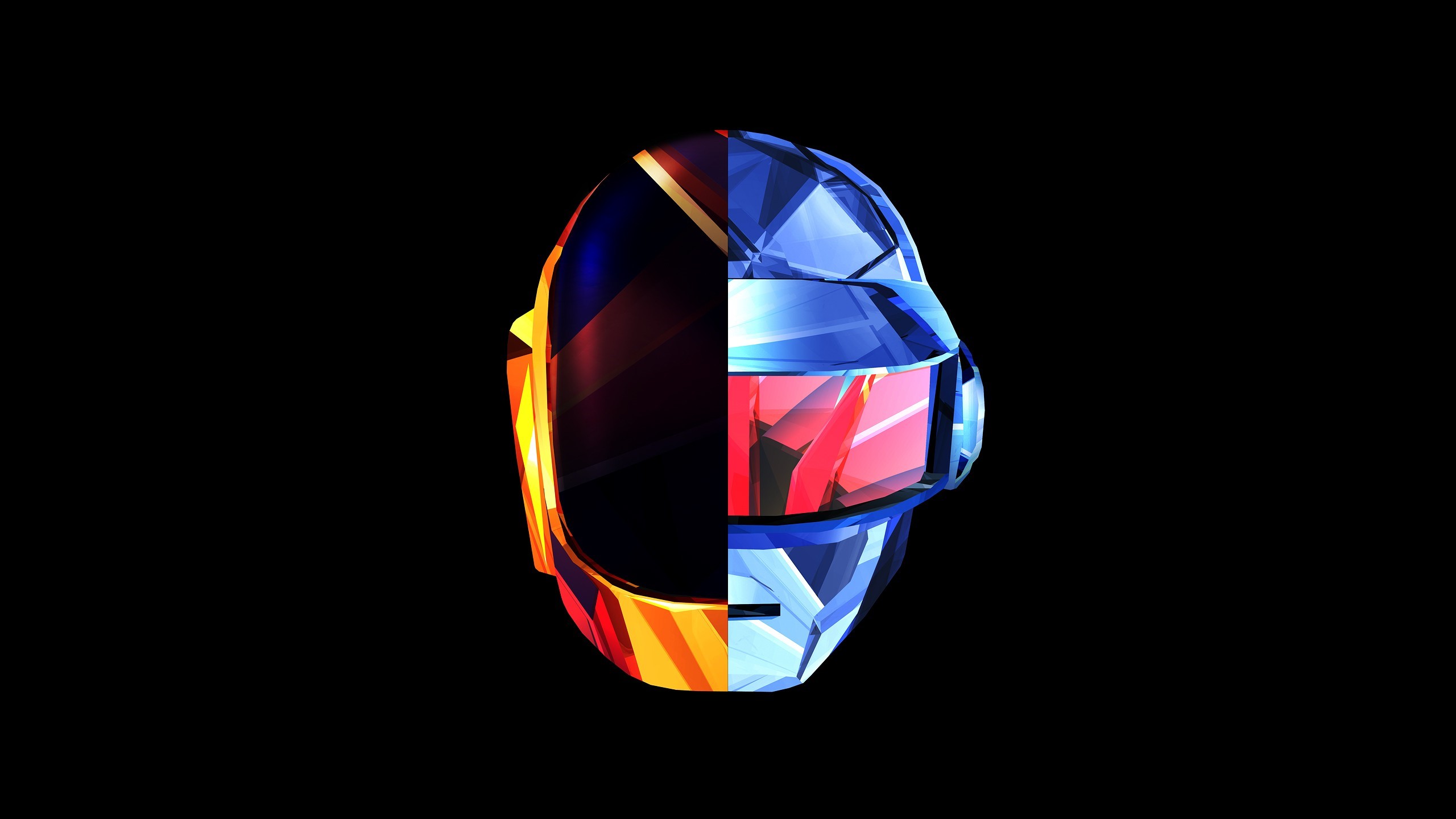 Daft Punk helmet digital art by Justin Maller HD Wallpaper