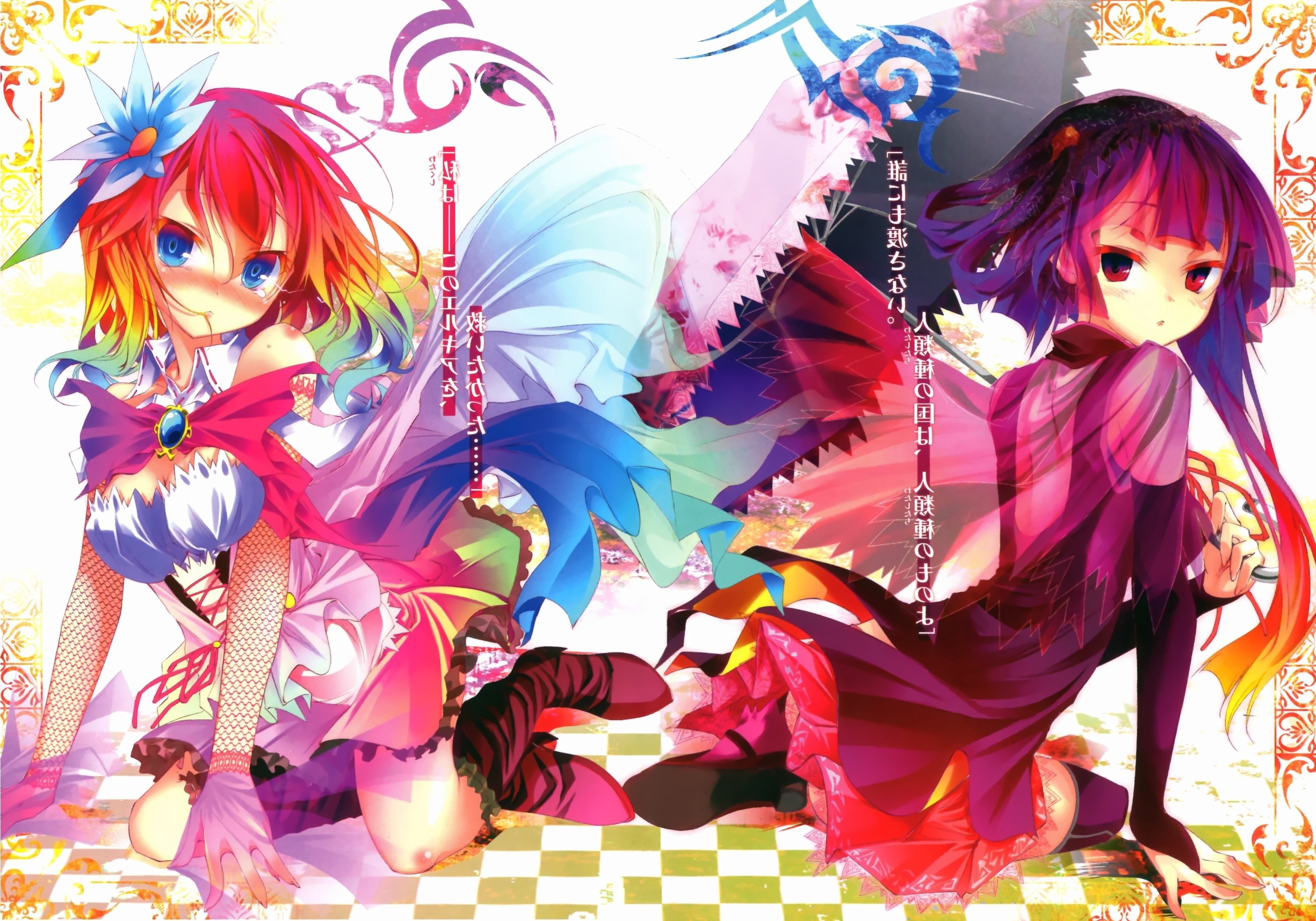Sora and Shiro from No Game No Life HD Wallpaper