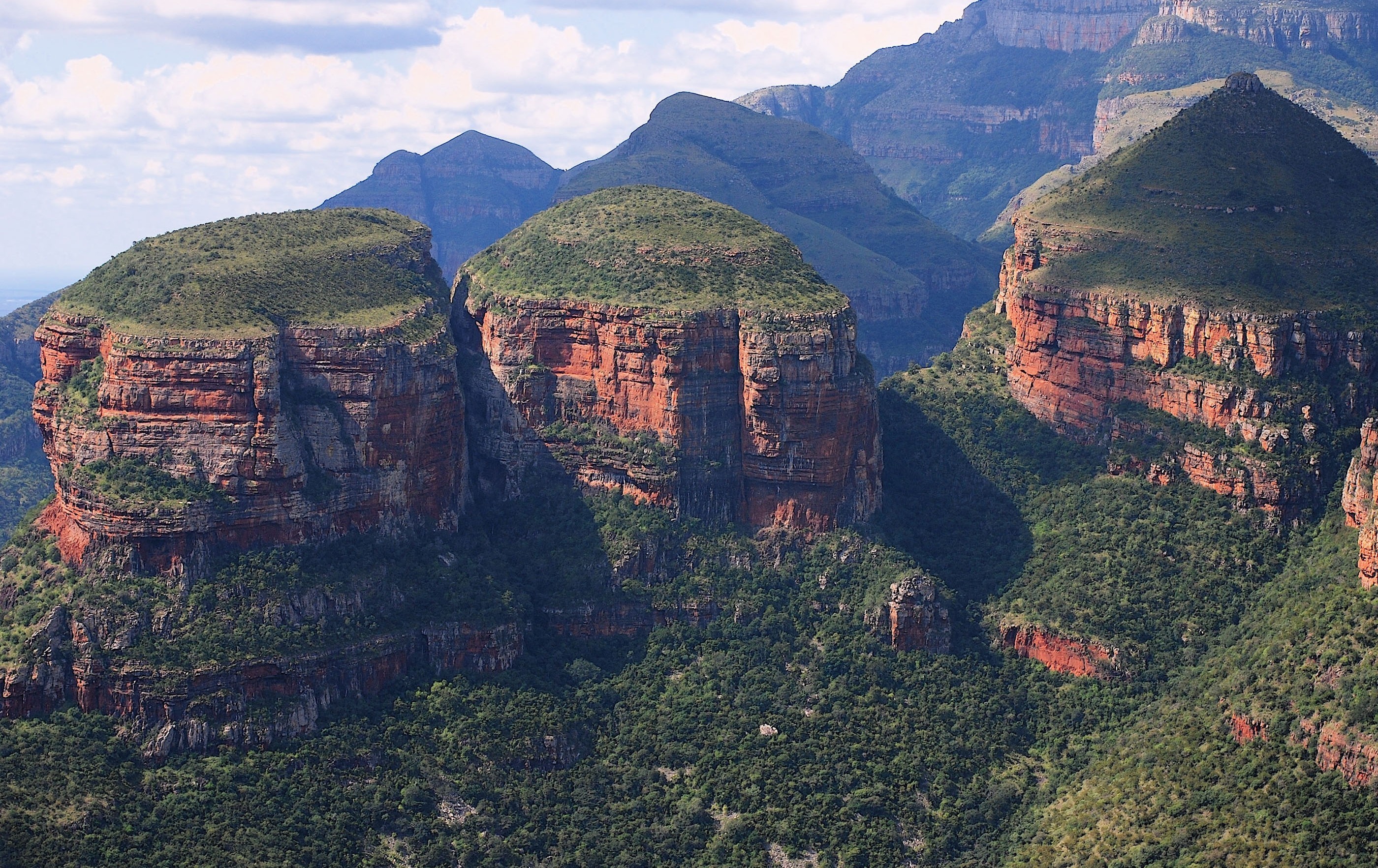 Blyde River Canyon Scenic View in South Africa HD Wallpaper