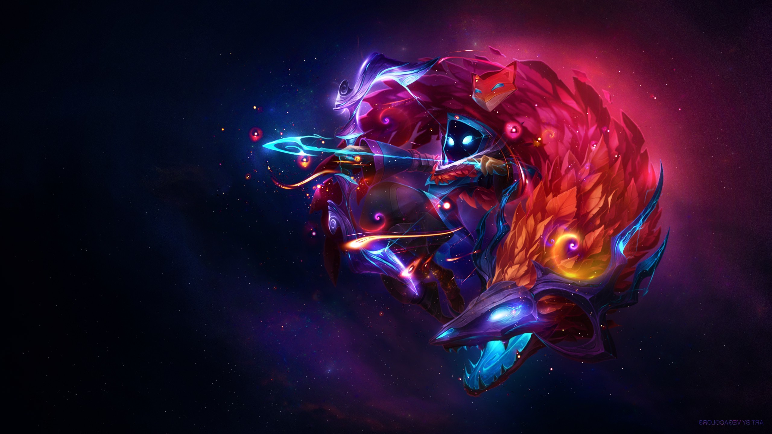 Kindred from League of Legends HD Wallpaper