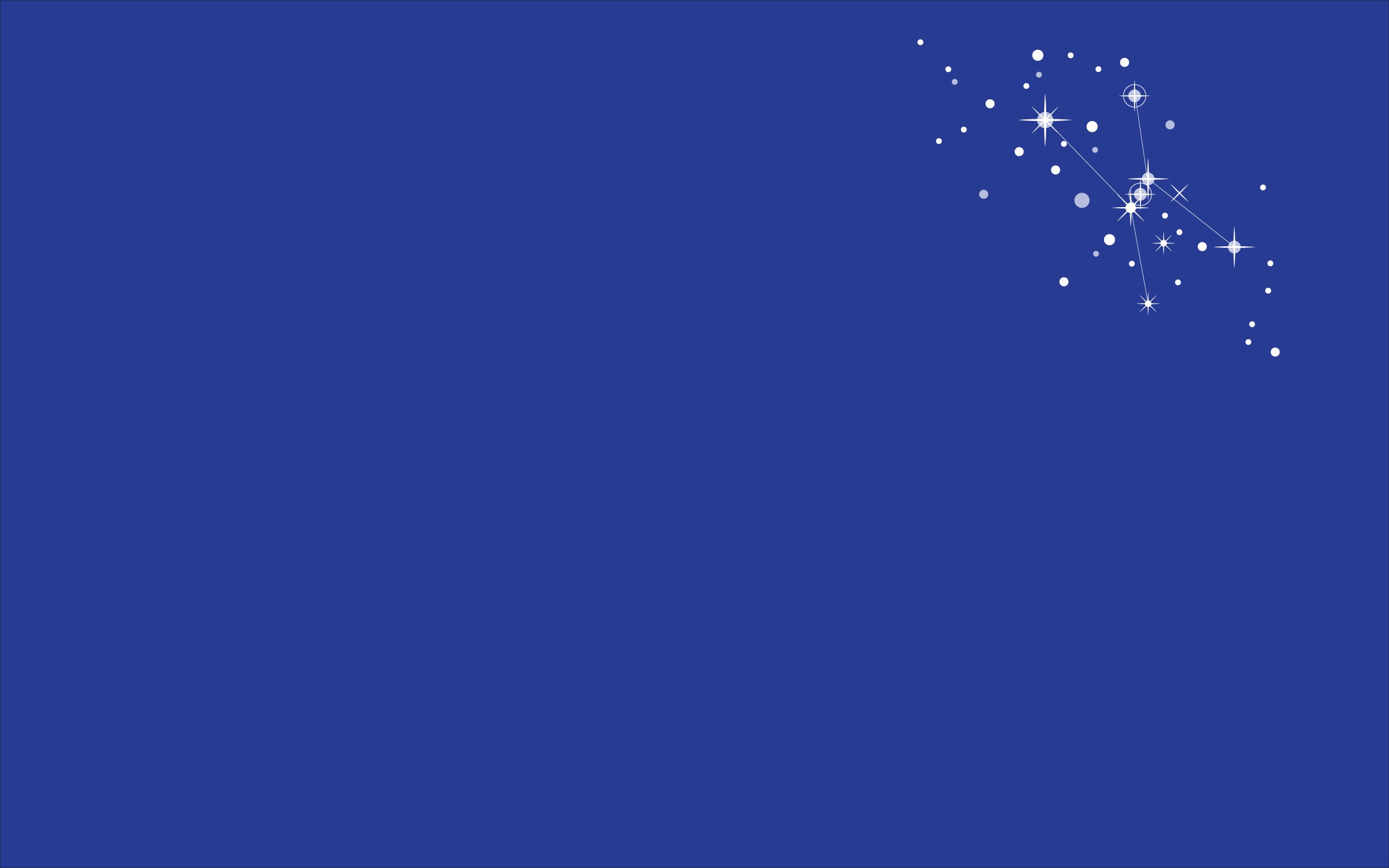 Constellation of Orion on a blue background HD Wallpaper