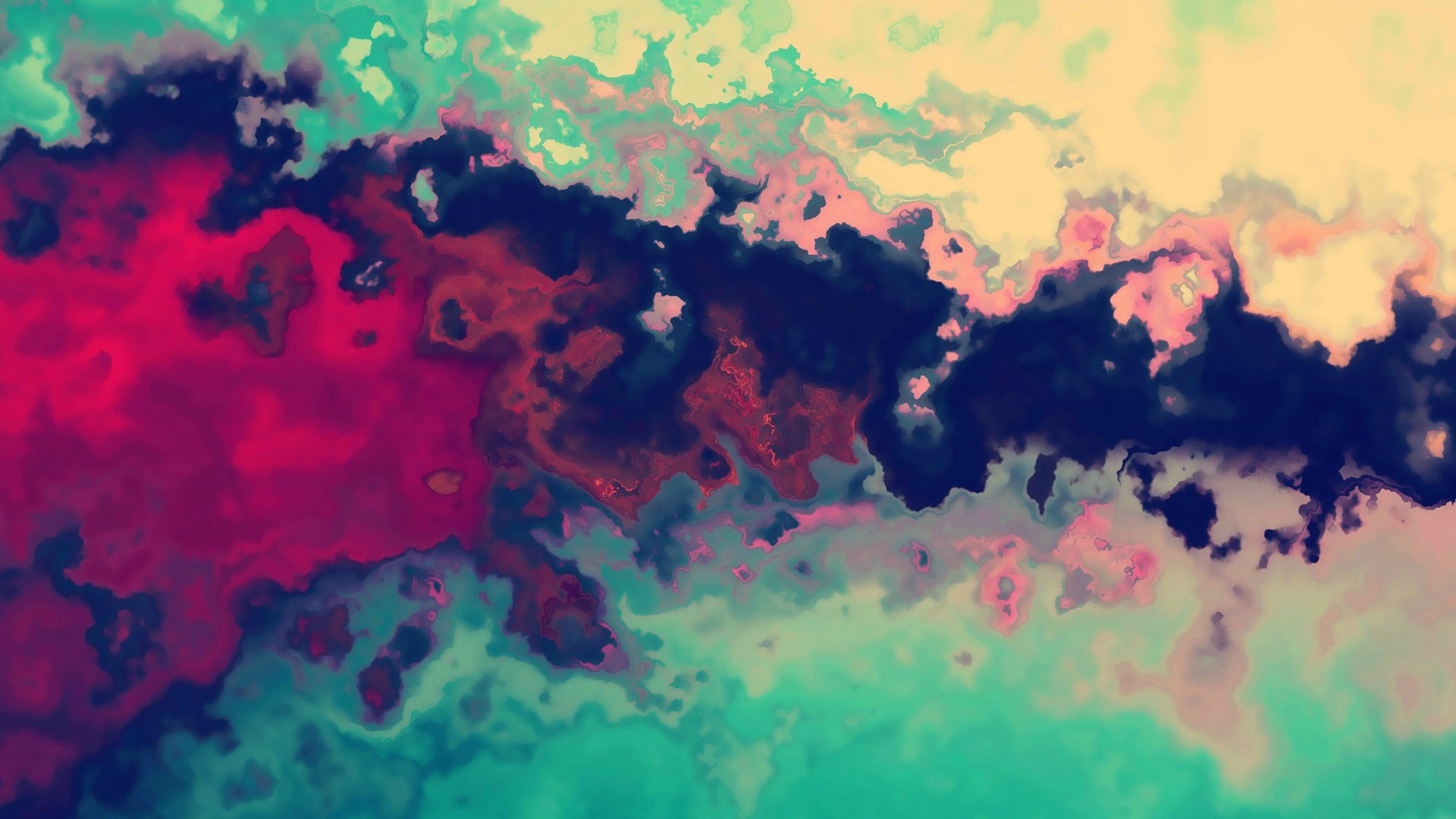 Abstract paint splatter digital art HD Wallpaper