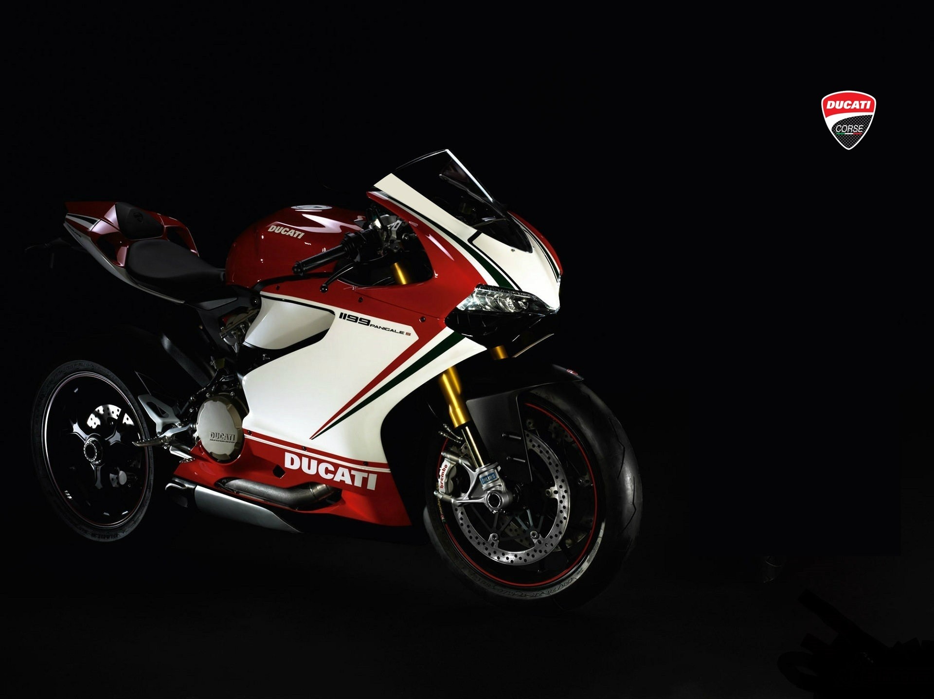 Ducati 1199 Panigale Corse motorcycle HD Wallpaper