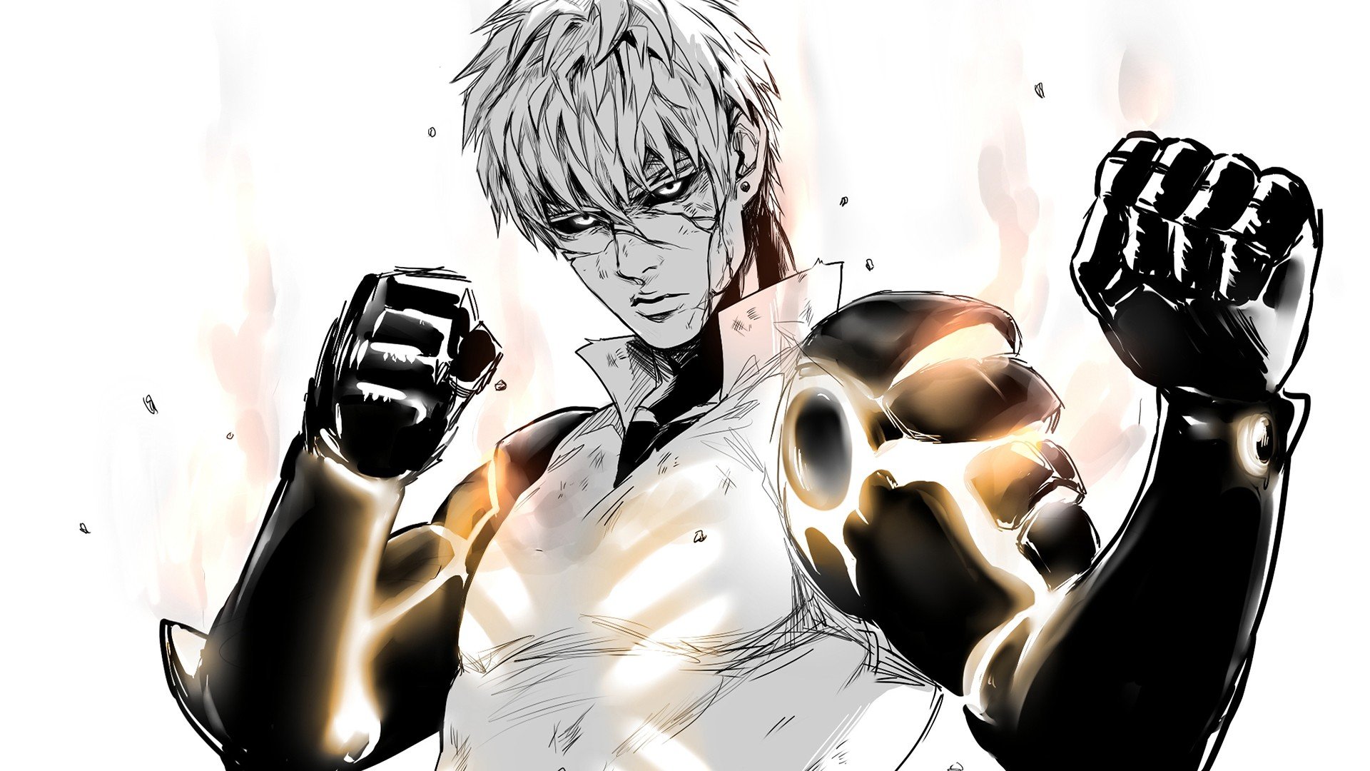 Genos from One Punch Man HD Wallpaper