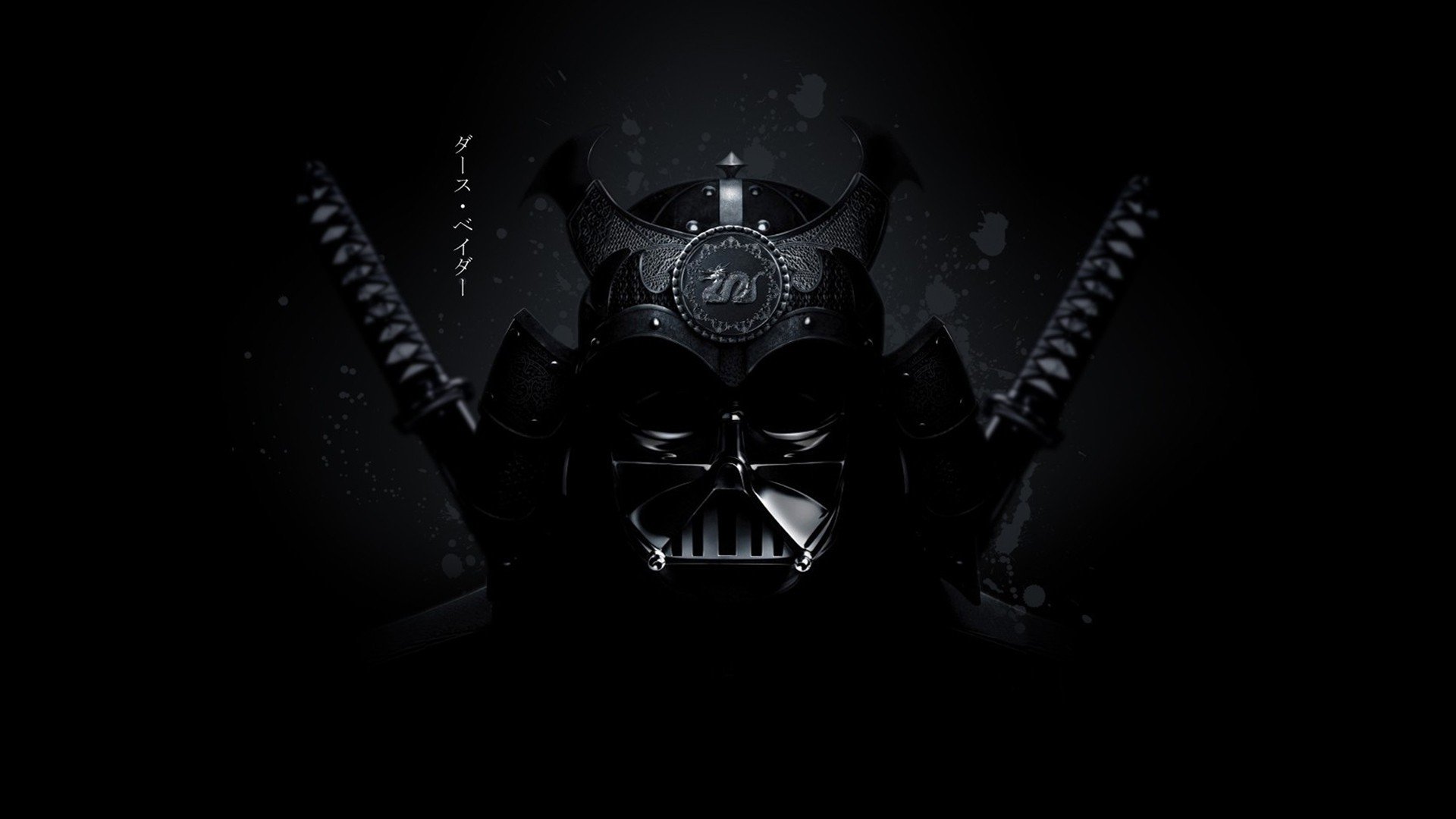 Darth Vader Samurai with Katana HD Wallpaper