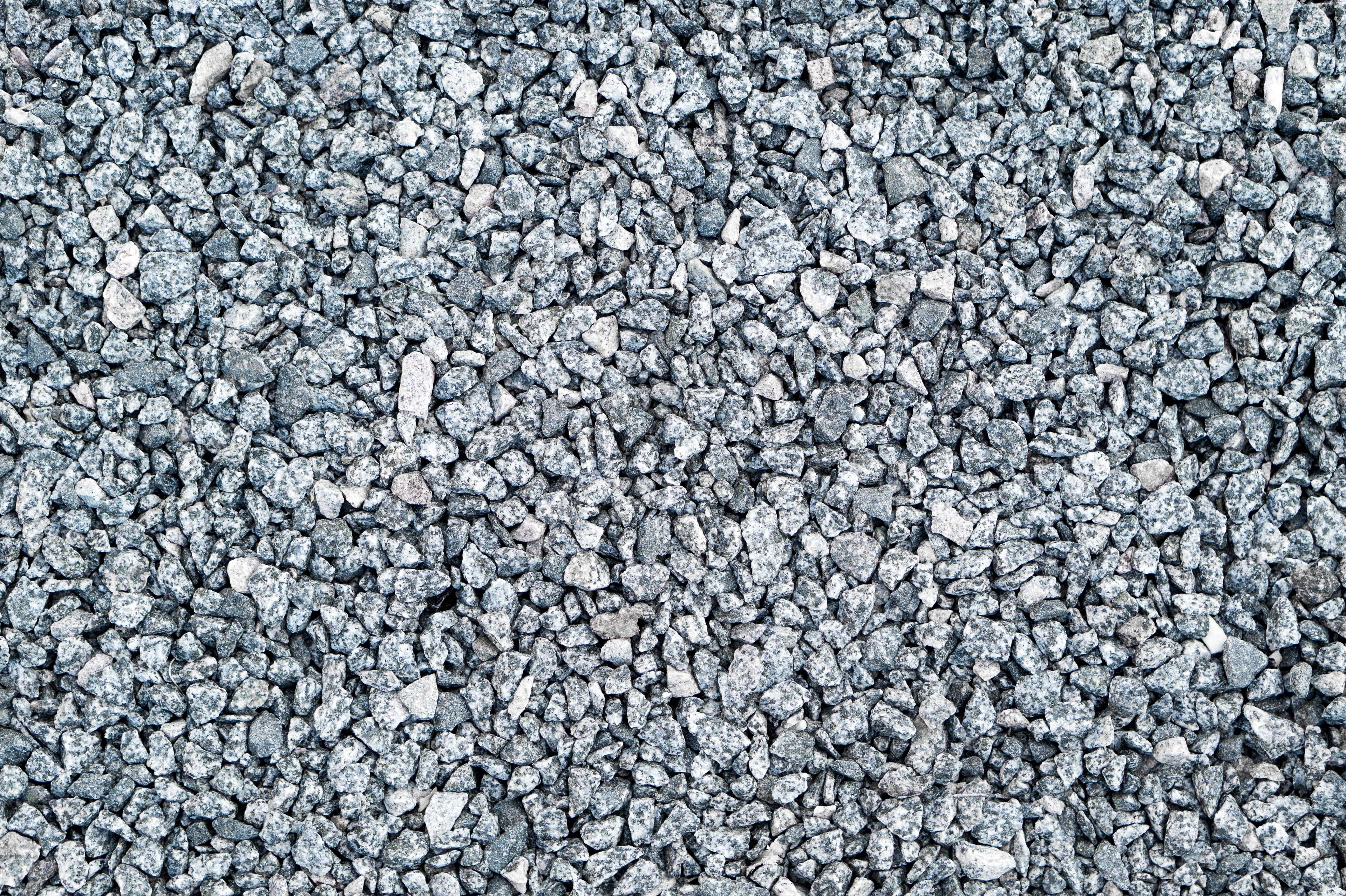 Close-up of gray and white gravel texture HD Wallpaper