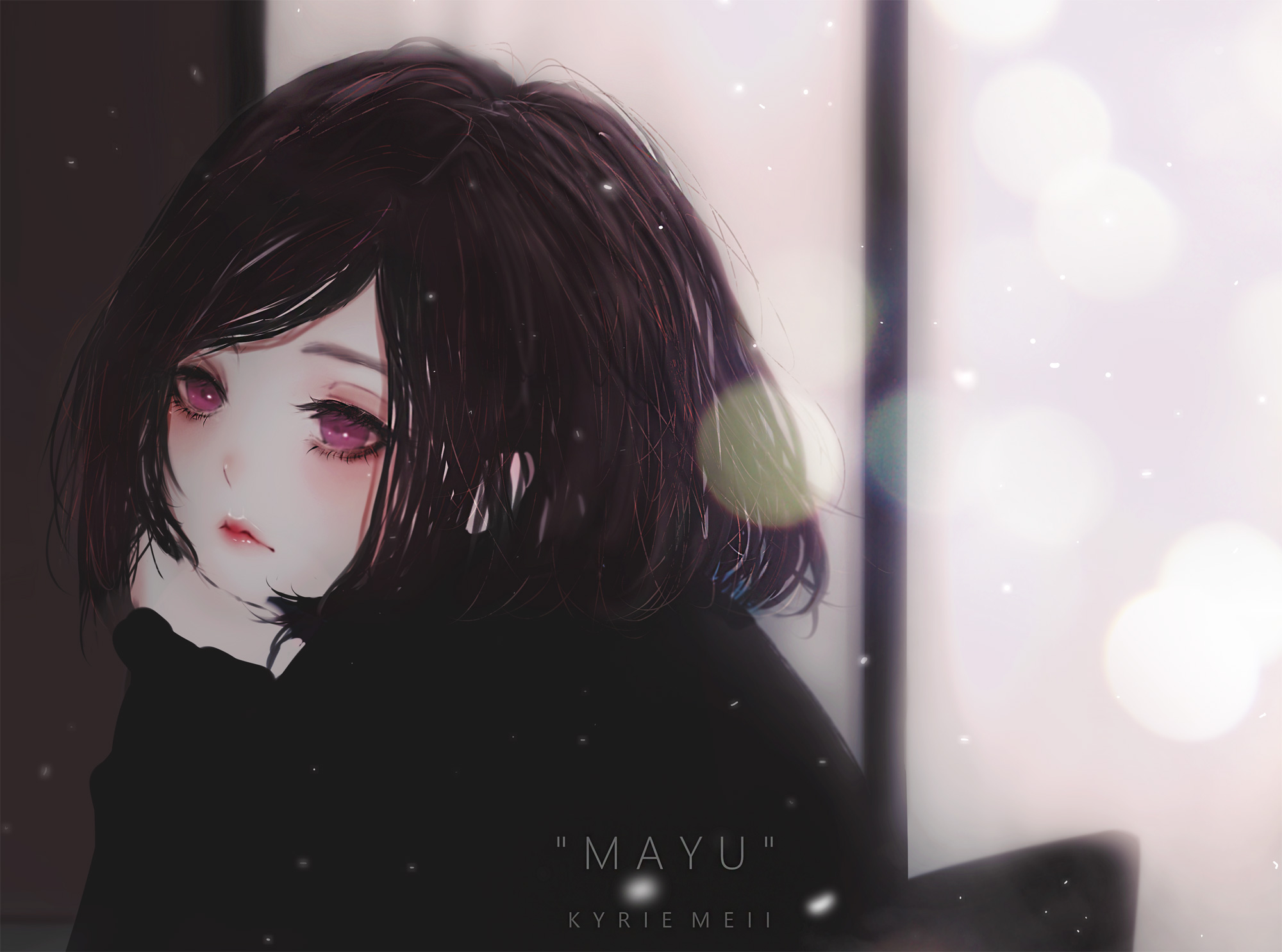 Anime girl MAYU by KYRIE MEII HD Wallpaper