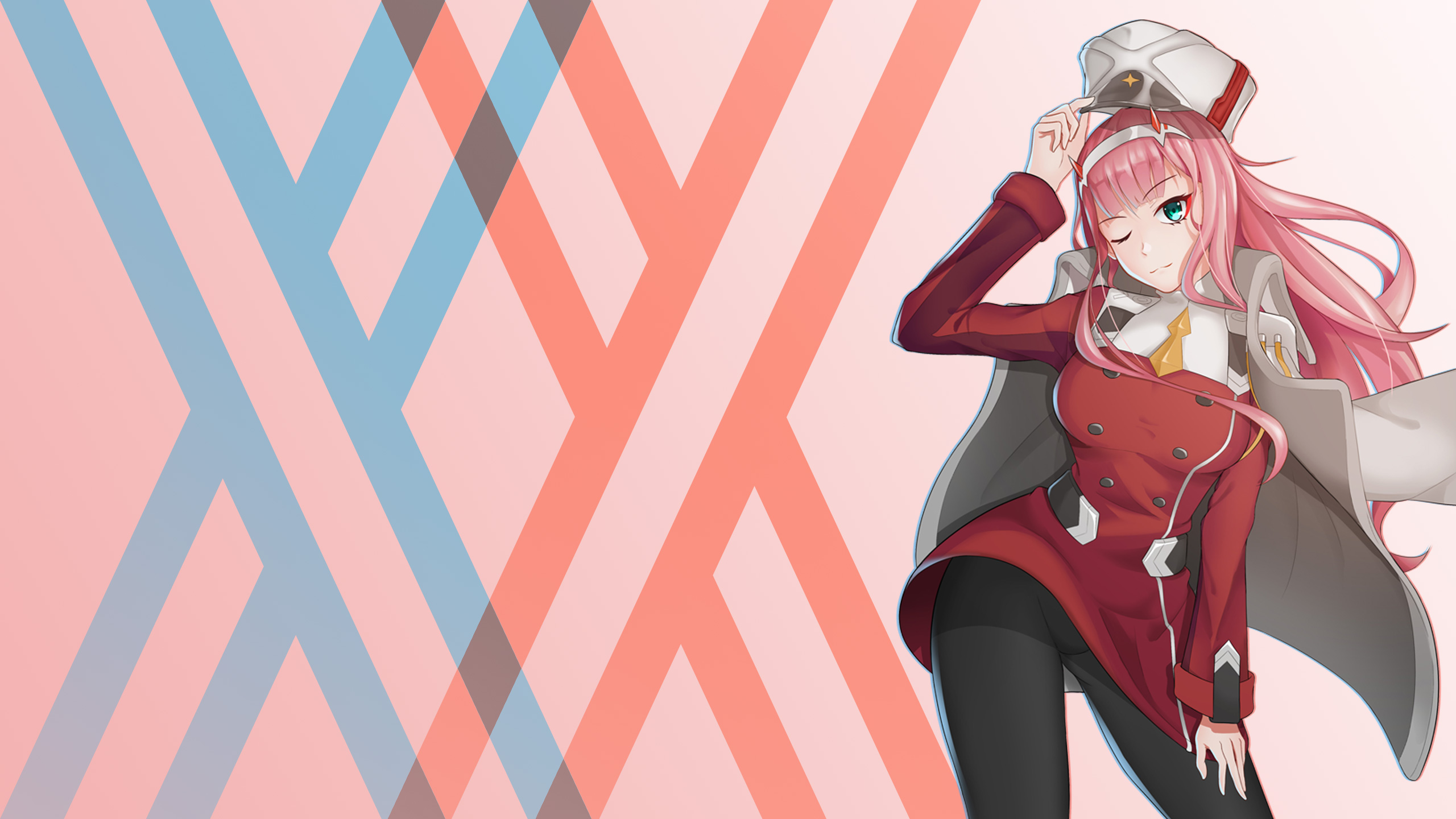 Zero Two from Darling in the Franxx HD Wallpaper