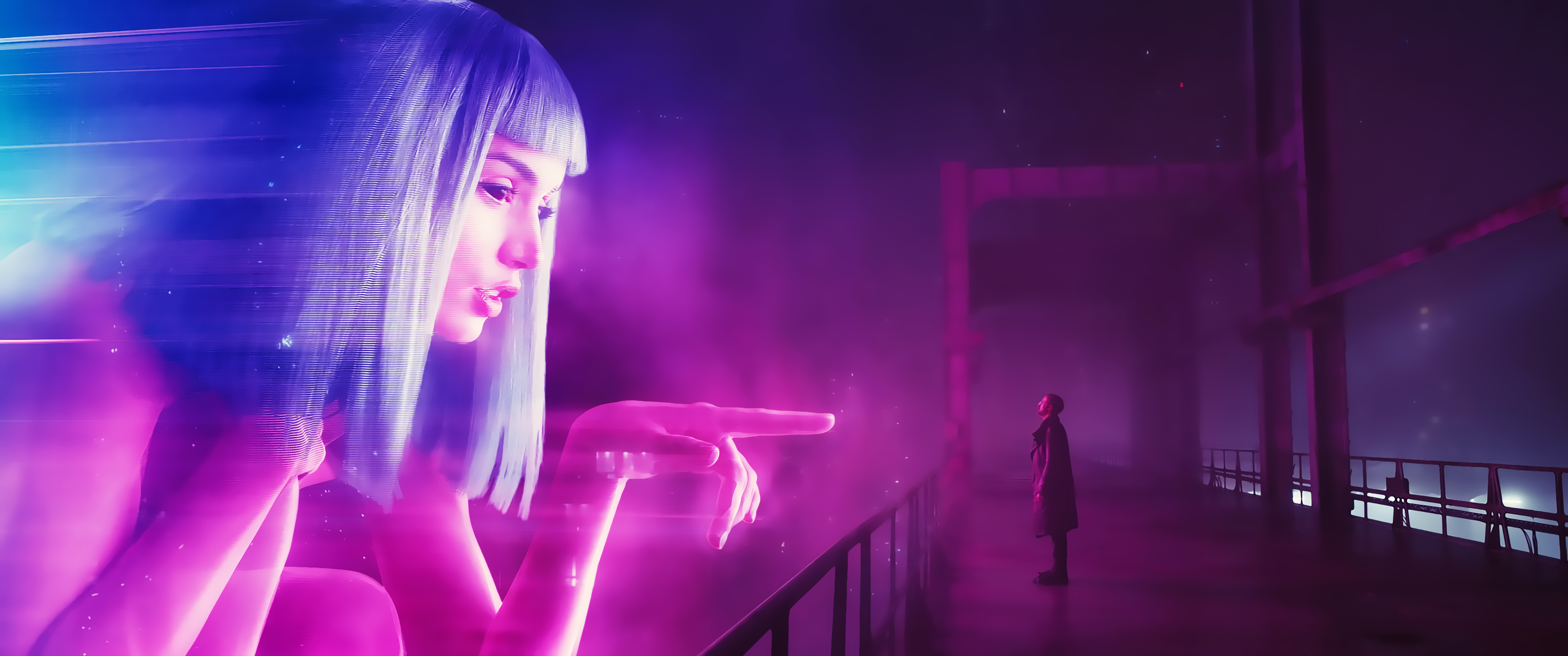 Joi and K from Blade Runner 2049 HD Wallpaper